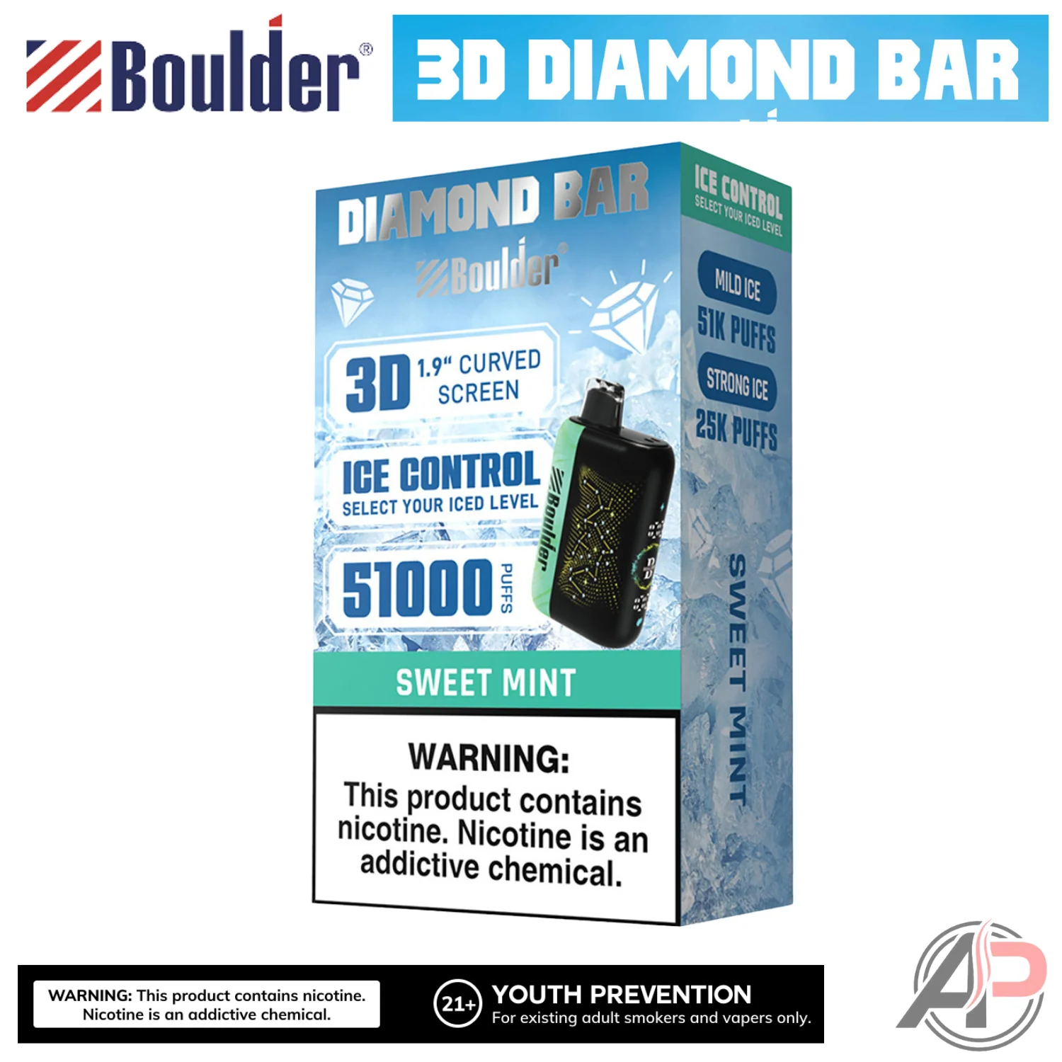 Boulder Diamond Bar 51000 Puffs Disposable Vape Device - Image 19