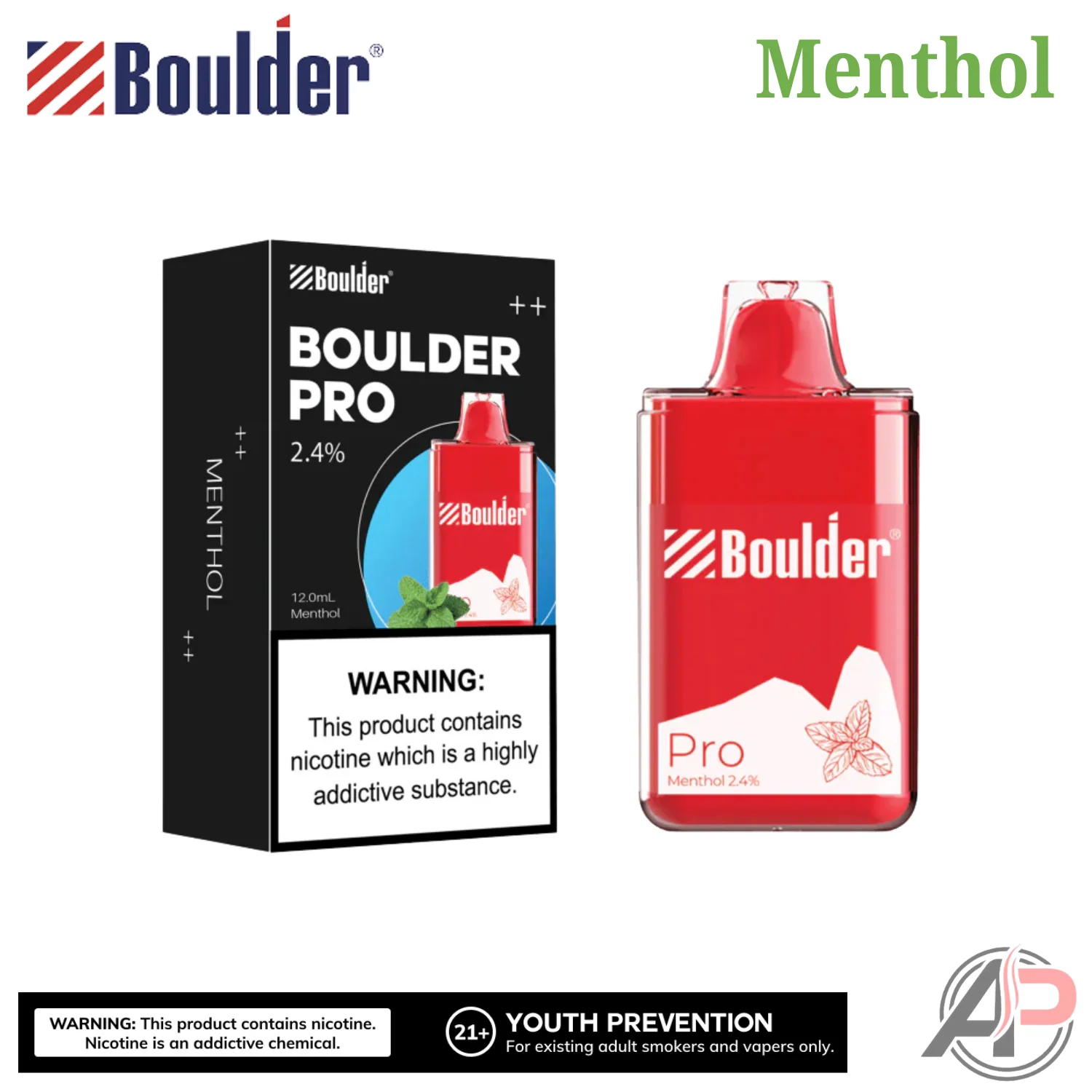 Boulder Pro Menthol 5000 Puffs Disposable Vape Device - Image 4
