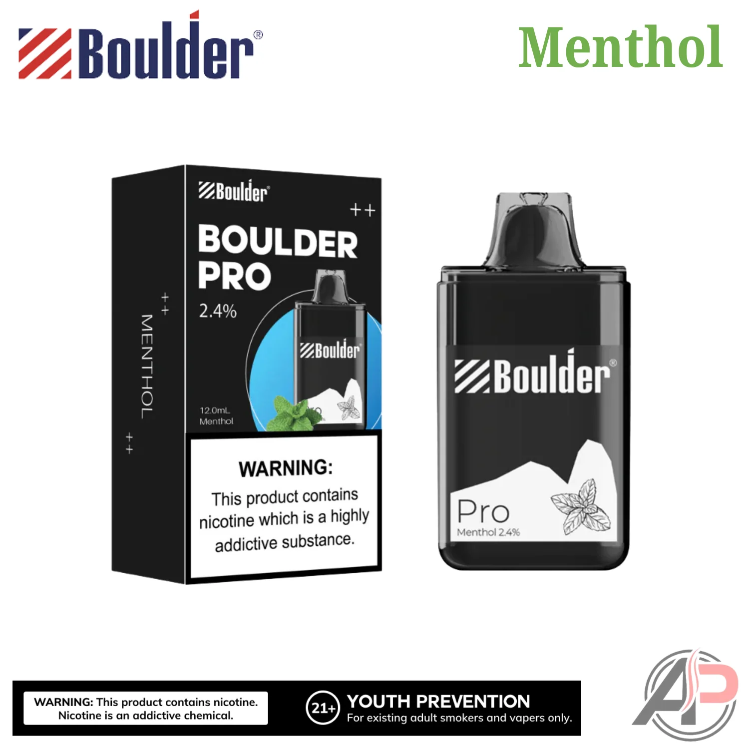 Boulder Pro Menthol 5000 Puffs Disposable Vape Device - Image 6