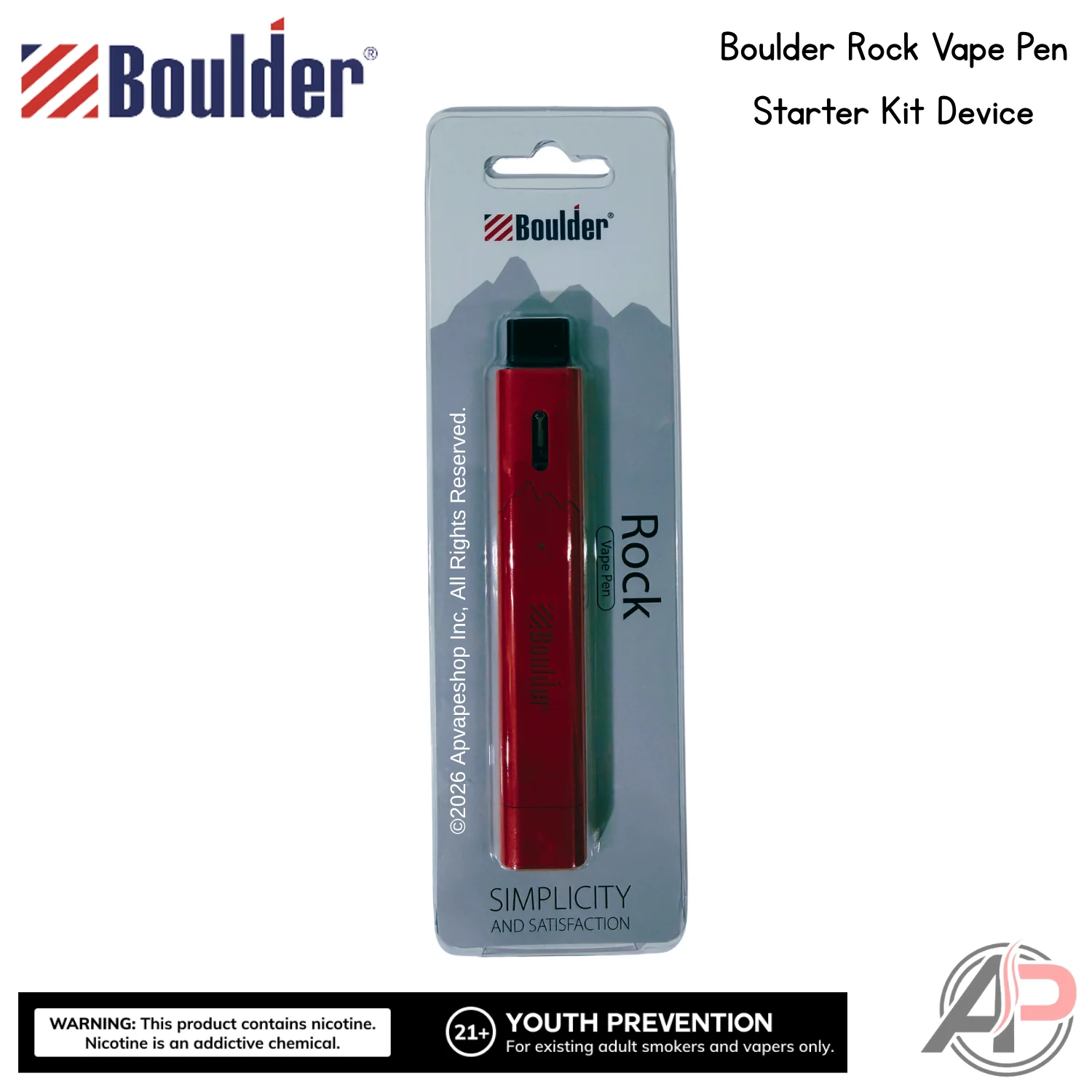 Boulder Rock Vape Pen Starter Kit Device - Image 6