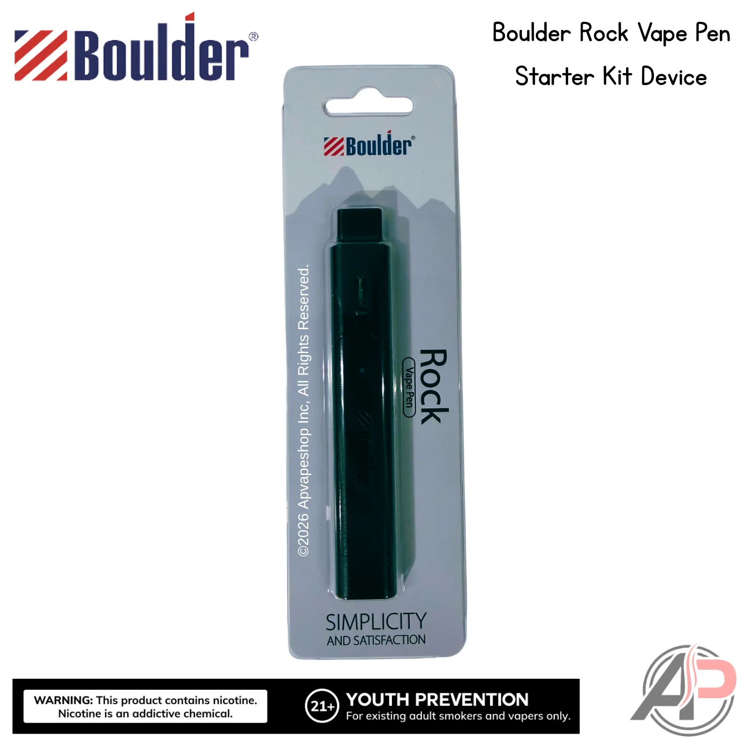 Boulder Rock Vape Pen Starter Kit Device - Image 7