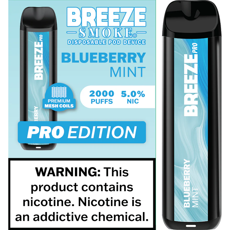 Breeze Smoke Pro Edition 2000 Puffs Disposable Vape Device - Image 10