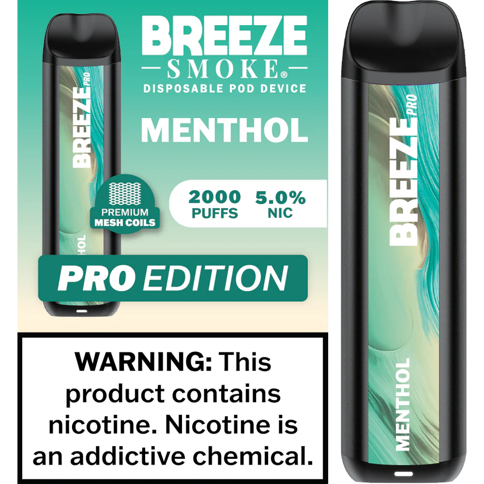 Breeze Smoke Pro Edition 2000 Puffs Disposable Vape Device - Image 13