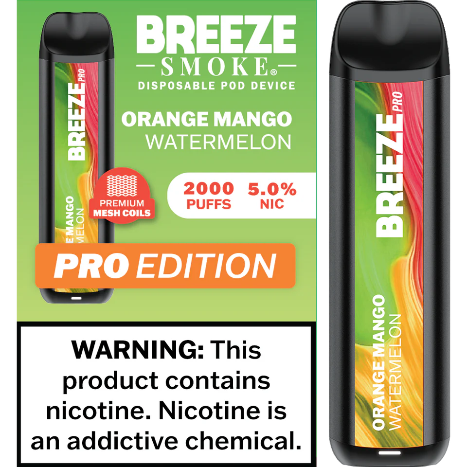 Breeze Smoke Pro Edition 2000 Puffs Disposable Vape Device - Image 15
