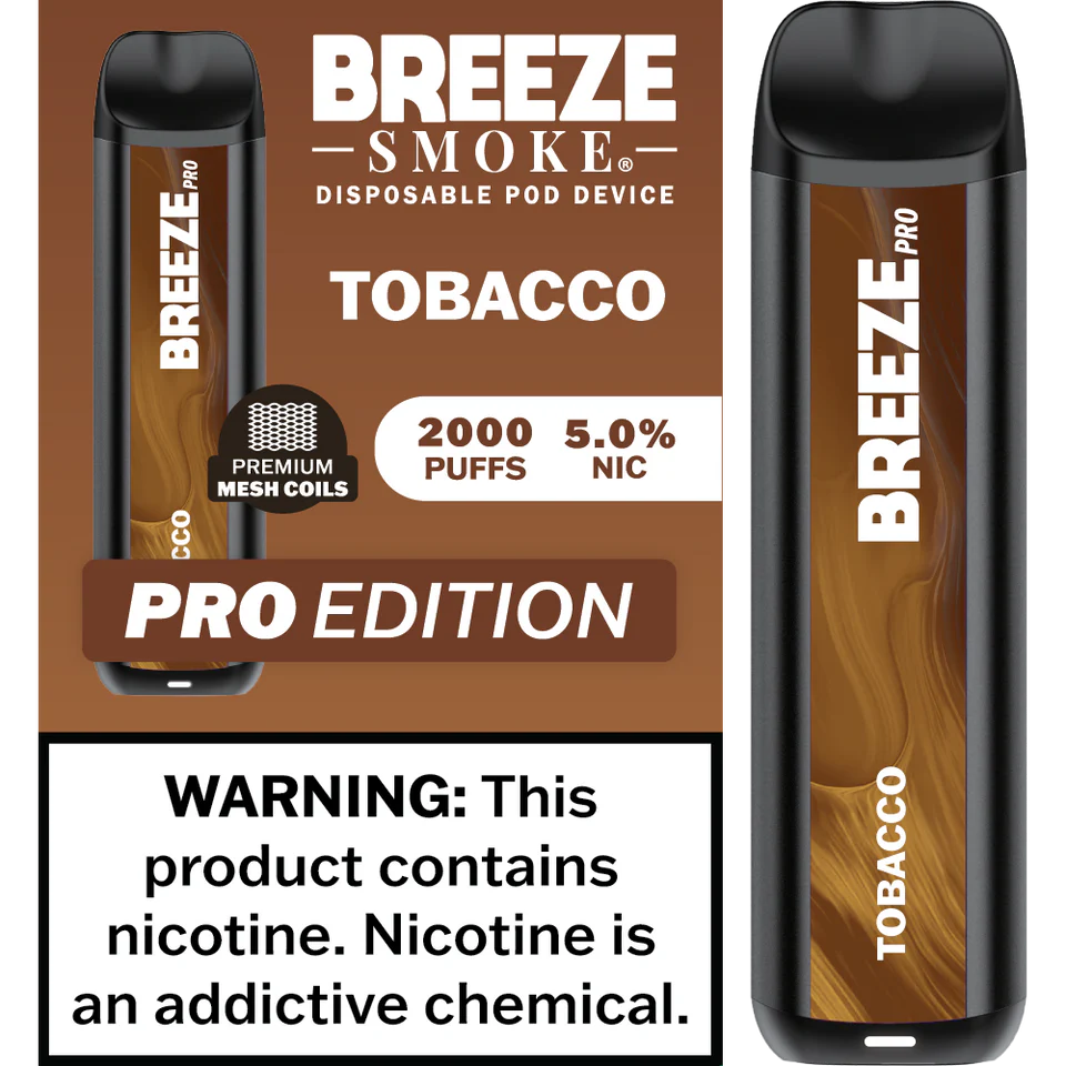 Breeze Smoke Pro Edition 2000 Puffs Disposable Vape Device - Image 18