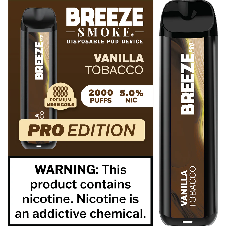 Breeze Smoke Pro Edition 2000 Puffs Disposable Vape Device - Image 19