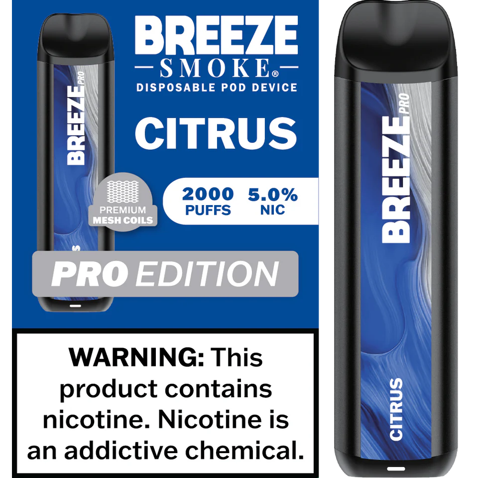 Breeze Smoke Pro Edition 2000 Puffs Disposable Vape Device - Image 20