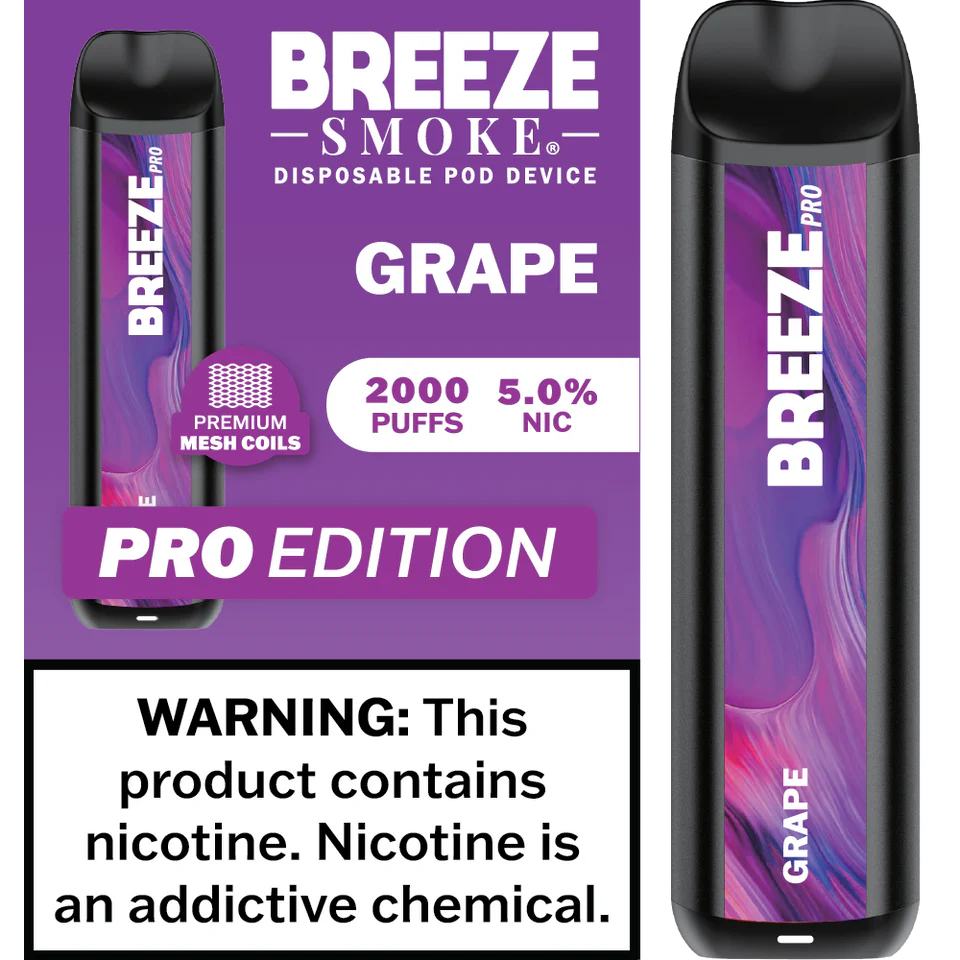 Breeze Smoke Pro Edition 2000 Puffs Disposable Vape Device - Image 21