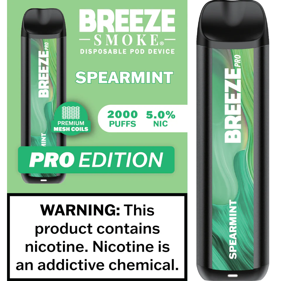 Breeze Smoke Pro Edition 2000 Puffs Disposable Vape Device - Image 22