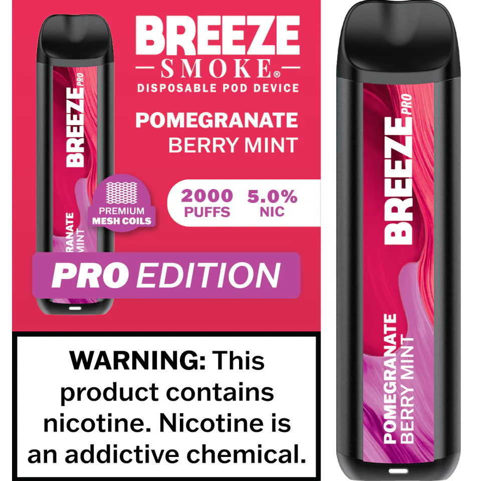 Breeze Smoke Pro Edition 2000 Puffs Disposable Vape Device - Image 25