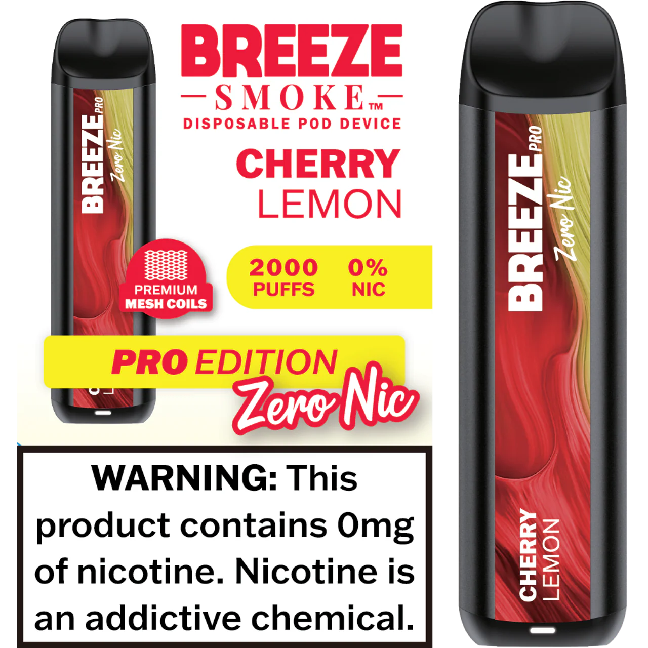 Breeze Smoke Pro Edition 2000 Puffs Disposable Vape Device - Image 27