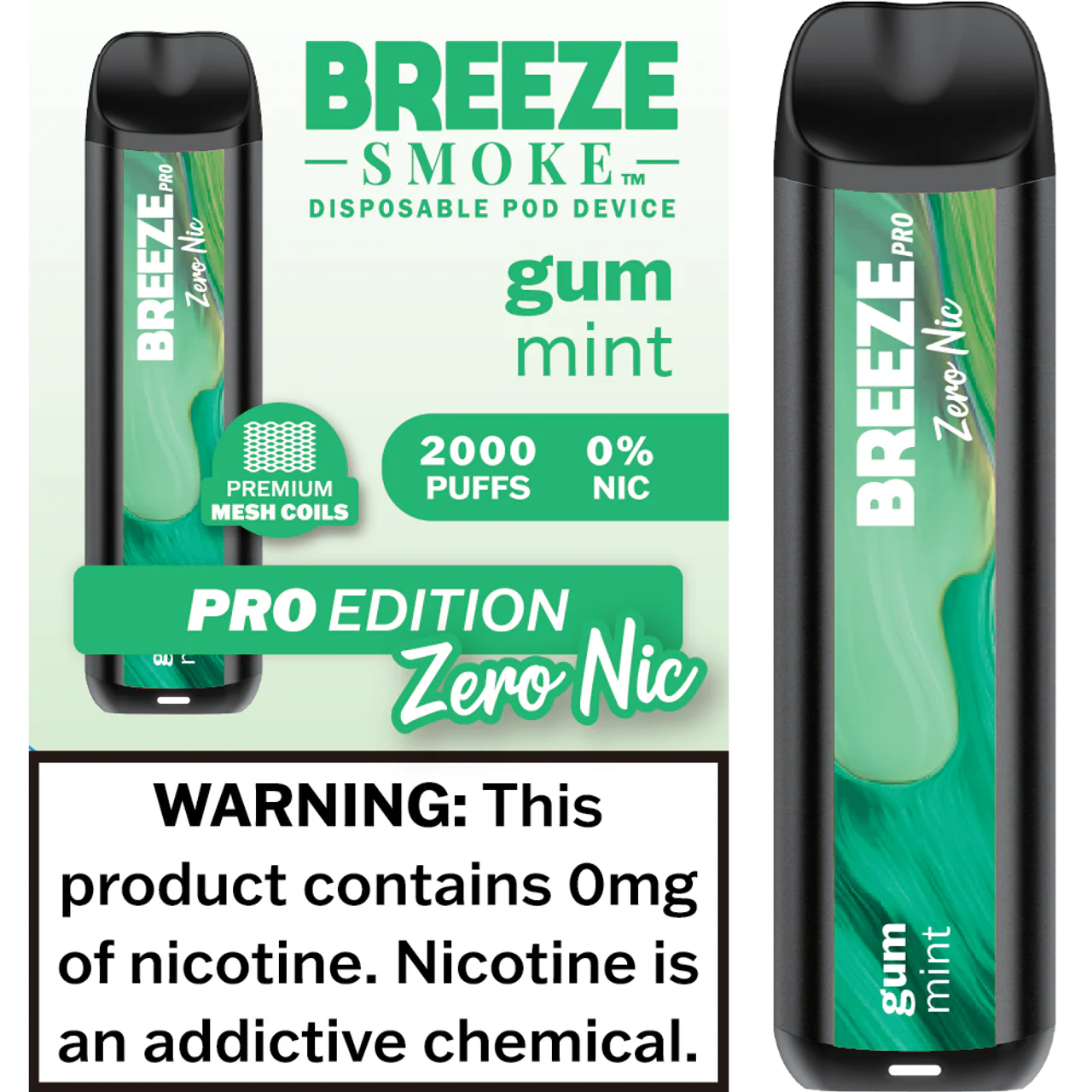 Breeze Smoke Pro Edition 2000 Puffs Disposable Vape Device - Image 28