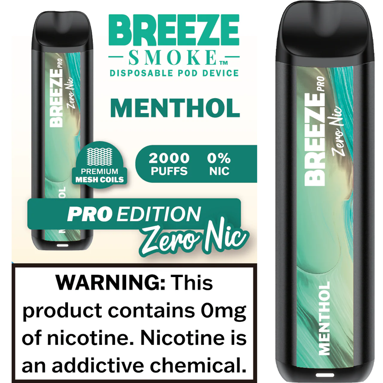 Breeze Smoke Pro Edition 2000 Puffs Disposable Vape Device - Image 29