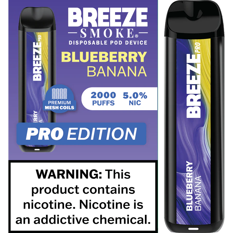 Breeze Smoke Pro Edition 2000 Puffs Disposable Vape Device - Image 3