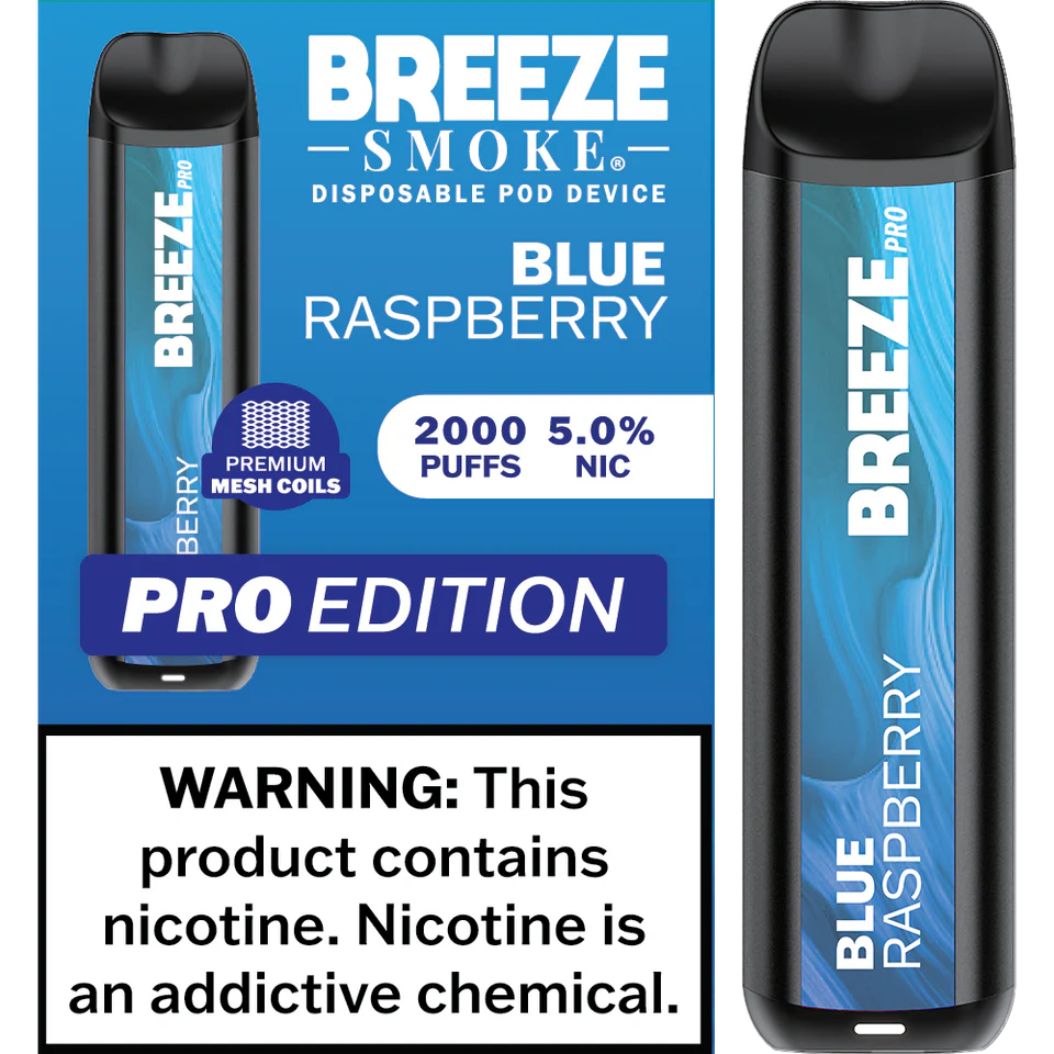 Breeze Smoke Pro Edition 2000 Puffs Disposable Vape Device - Image 4