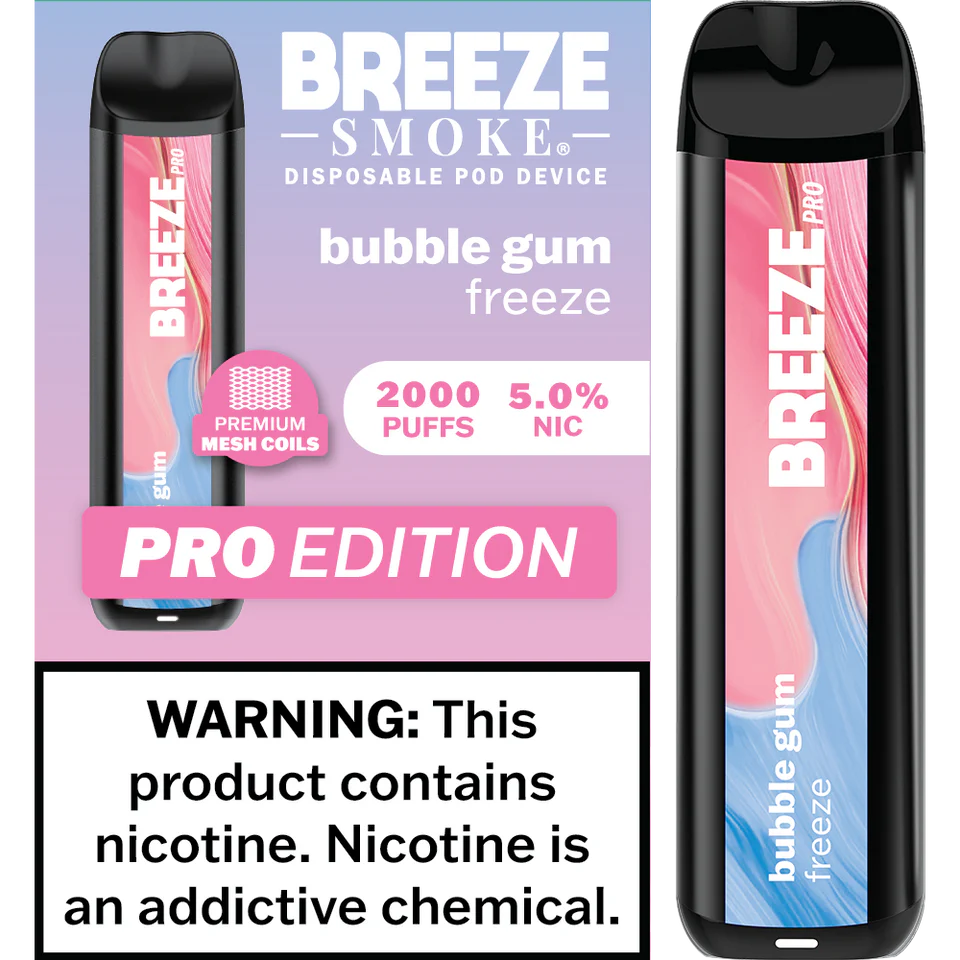 Breeze Smoke Pro Edition 2000 Puffs Disposable Vape Device - Image 7