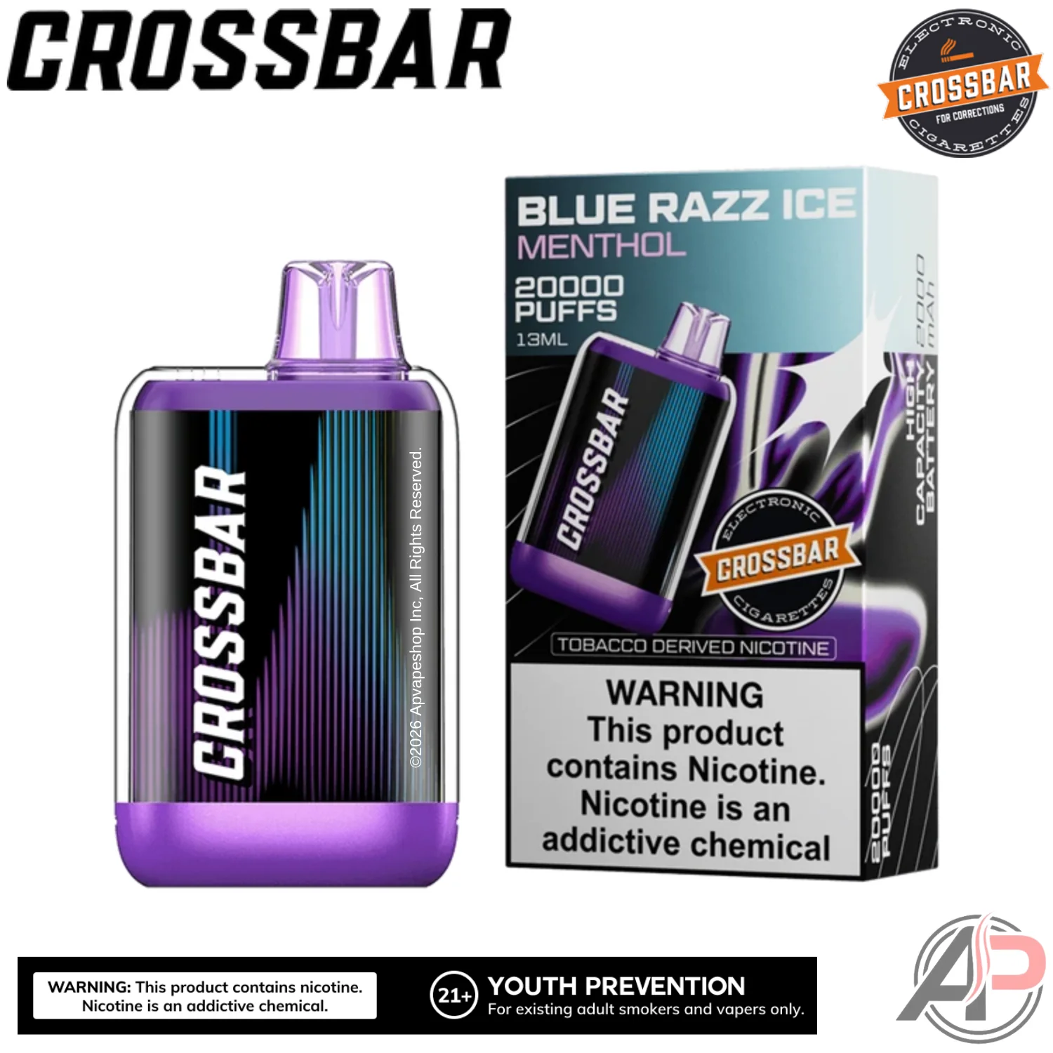 Crossbar 20,000 Puffs Disposable Vape Device - Image 4