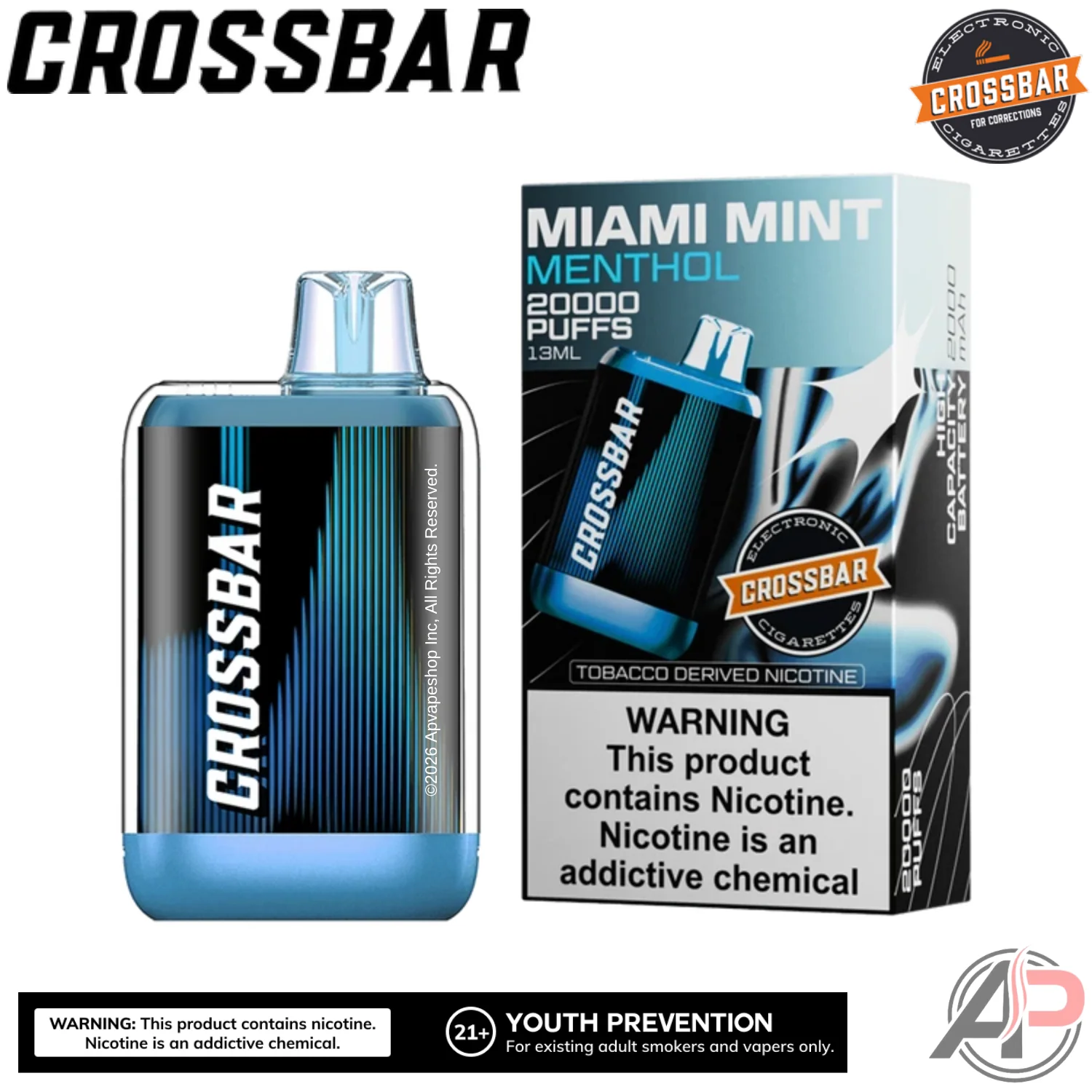 Crossbar 20,000 Puffs Disposable Vape Device - Image 5