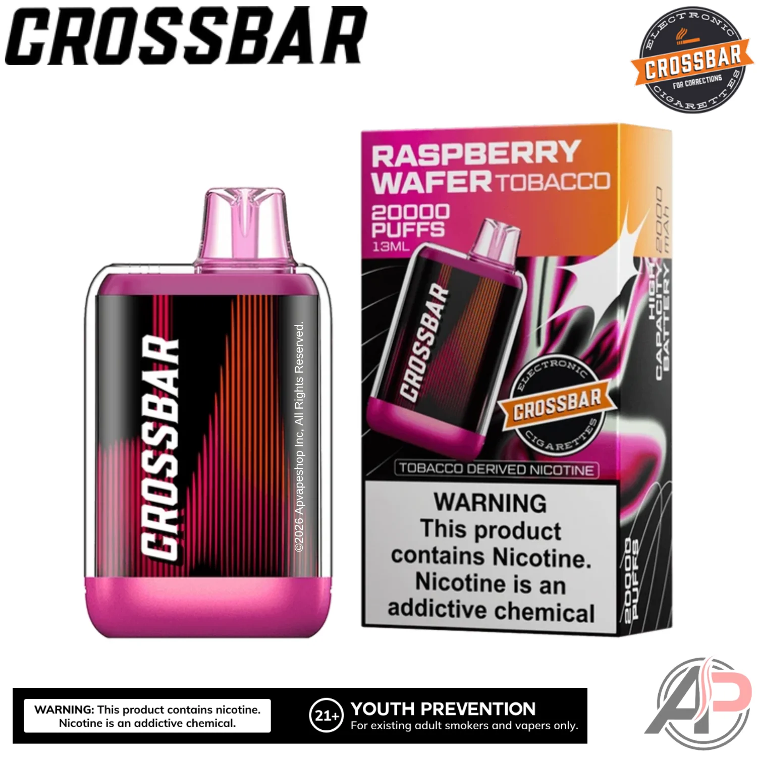 Crossbar 20,000 Puffs Disposable Vape Device - Image 6