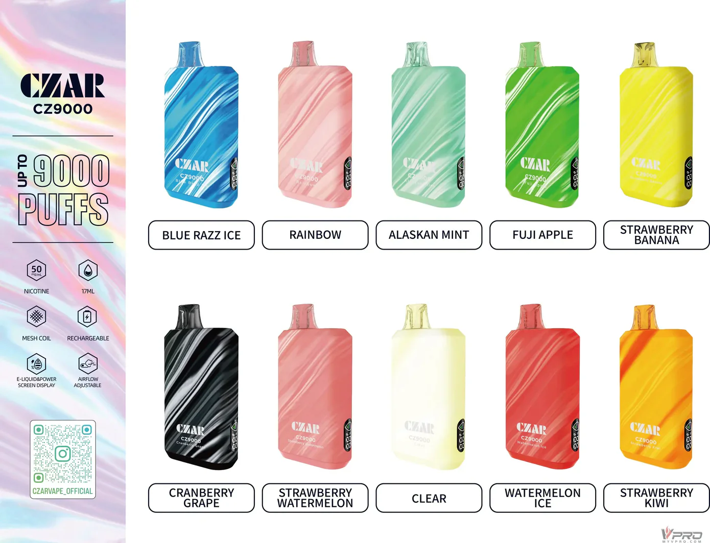 CZAR CZ9000 Puff Disposable Vape Device - Image 8