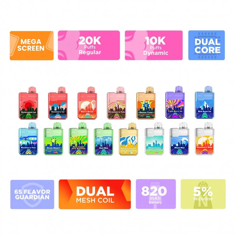 DigiFlavor Geek Bar Lush 20000 Puffs Disposable Vape Device - Image 19