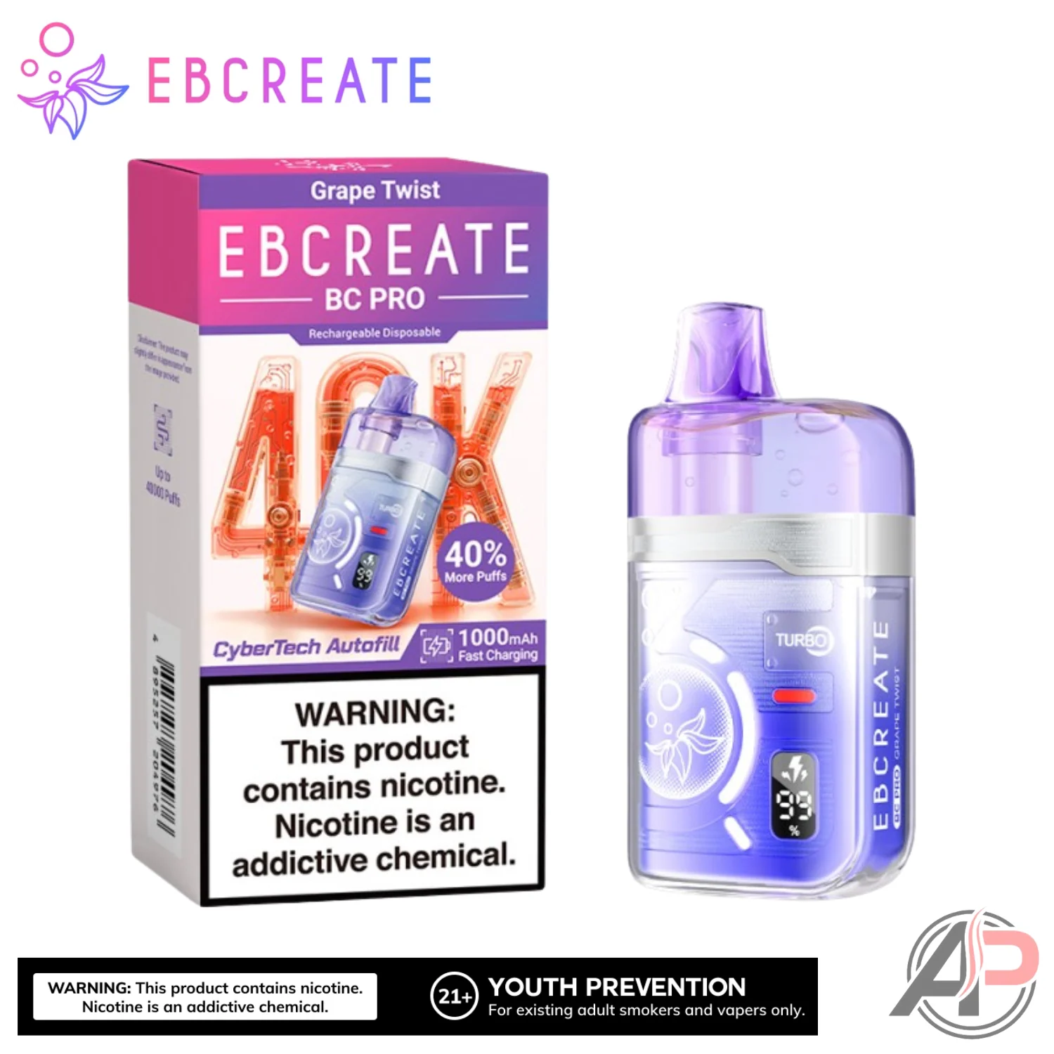 Ebcreate BC Pro 40000 Puffs Disposable Vape Device - Image 14