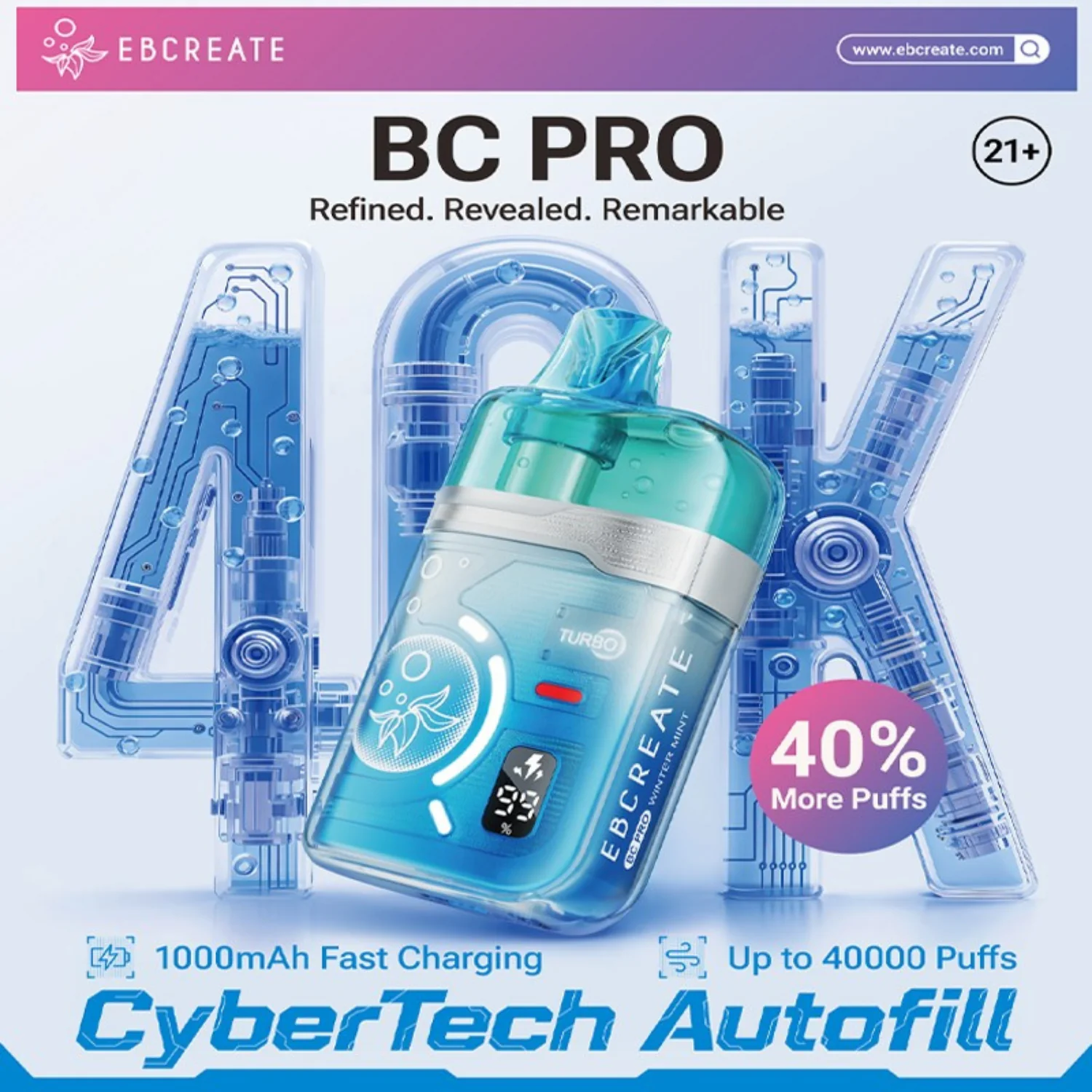 Ebcreate BC Pro 40000 Puffs Disposable Vape Device - Image 26