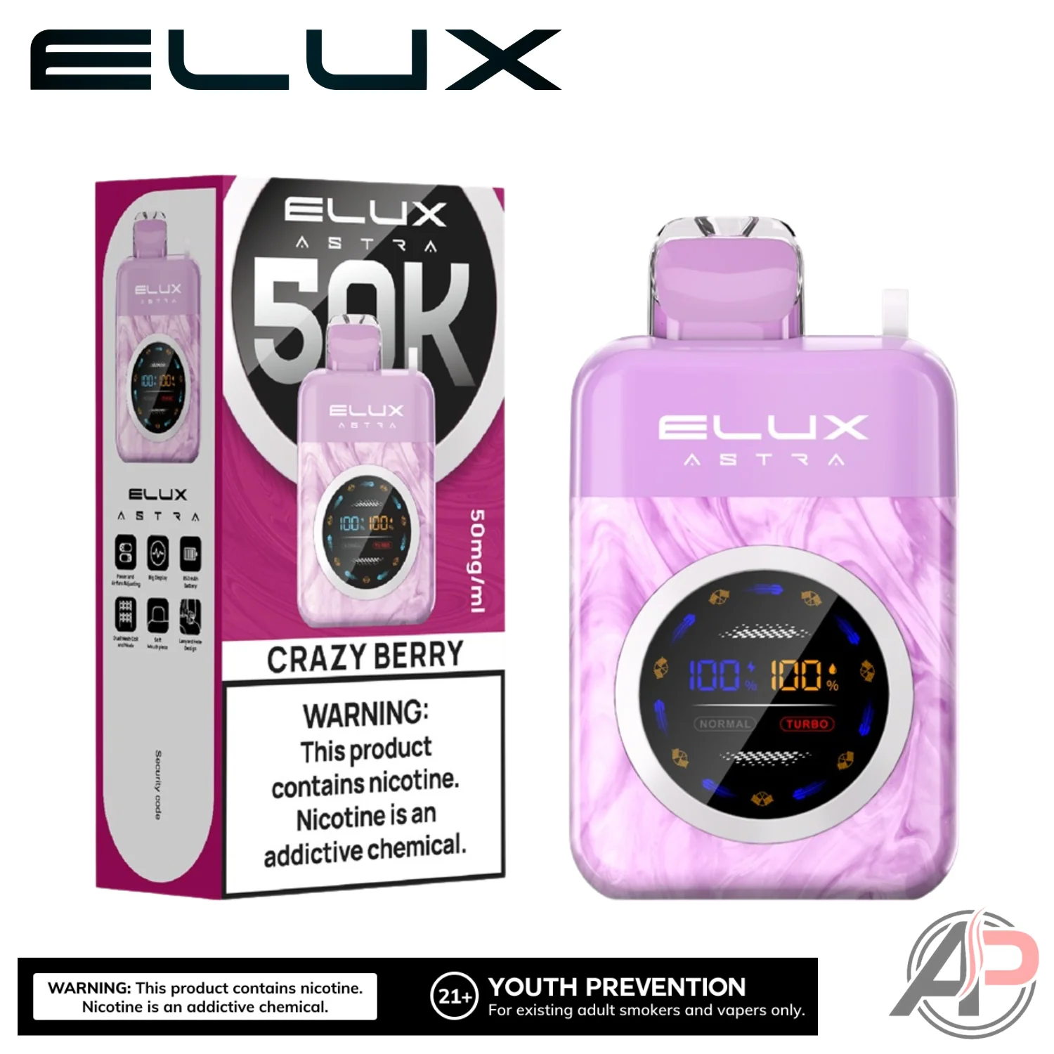 Elux Astra 50000 Puffs Disposable Vape Device - Image 9