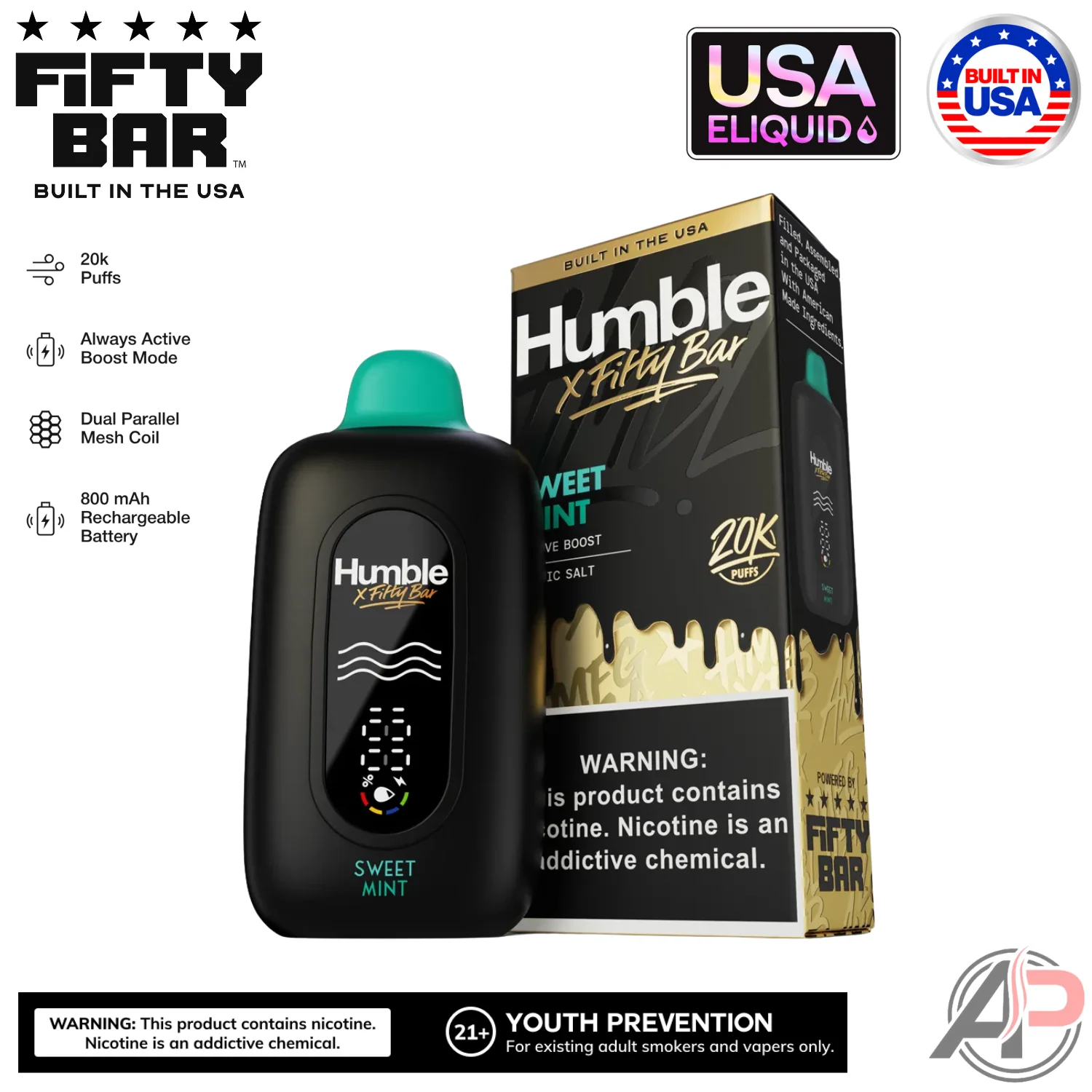 Fifty Bar V2 20000 Puffs Disposable Vape Device - Image 10