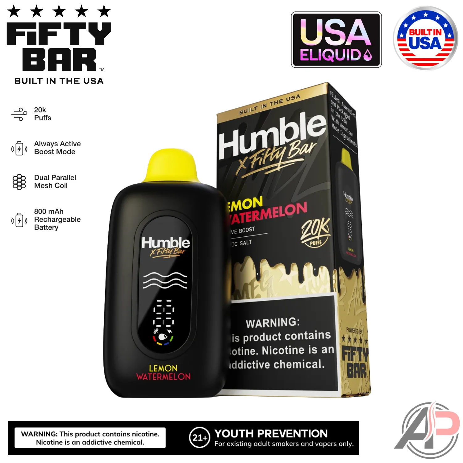 Fifty Bar V2 20000 Puffs Disposable Vape Device - Image 11