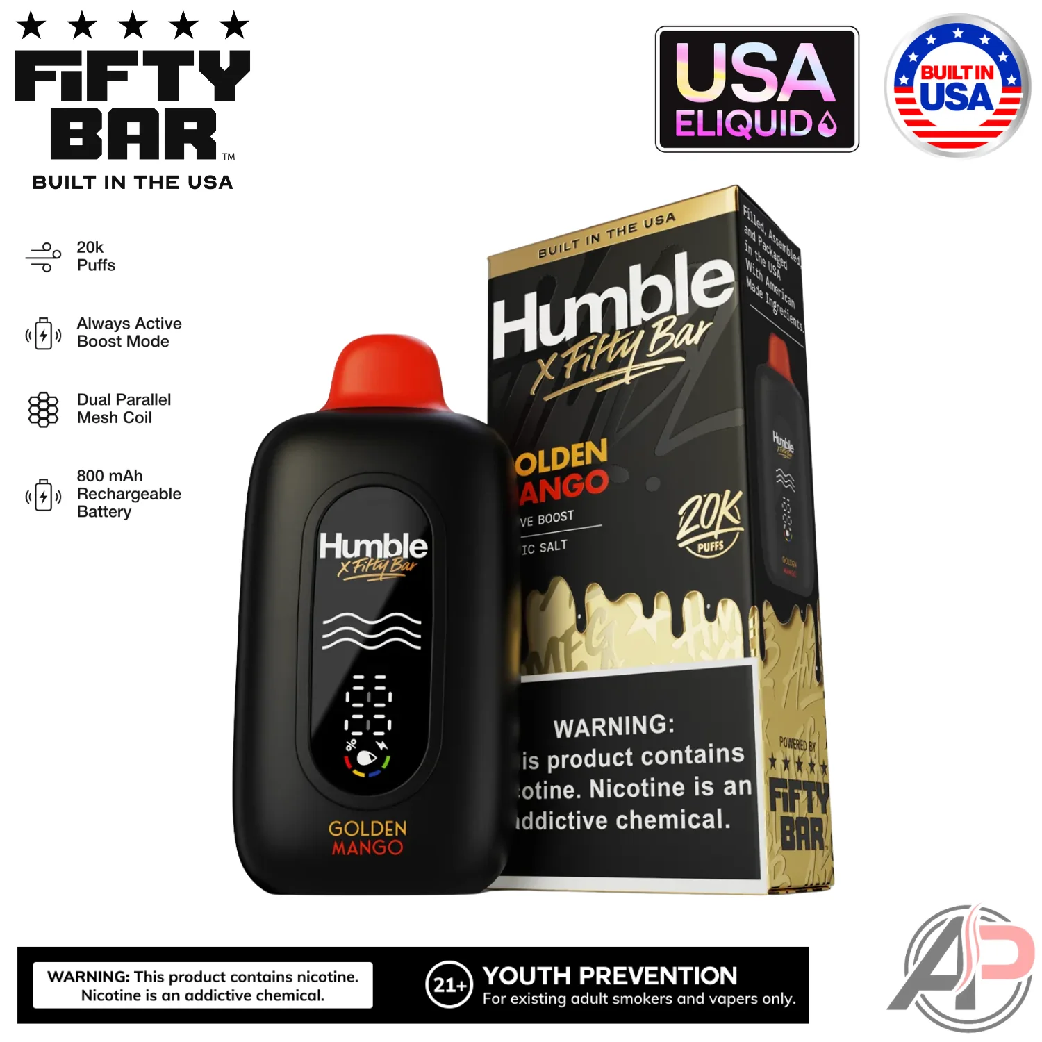 Fifty Bar V2 20000 Puffs Disposable Vape Device - Image 14