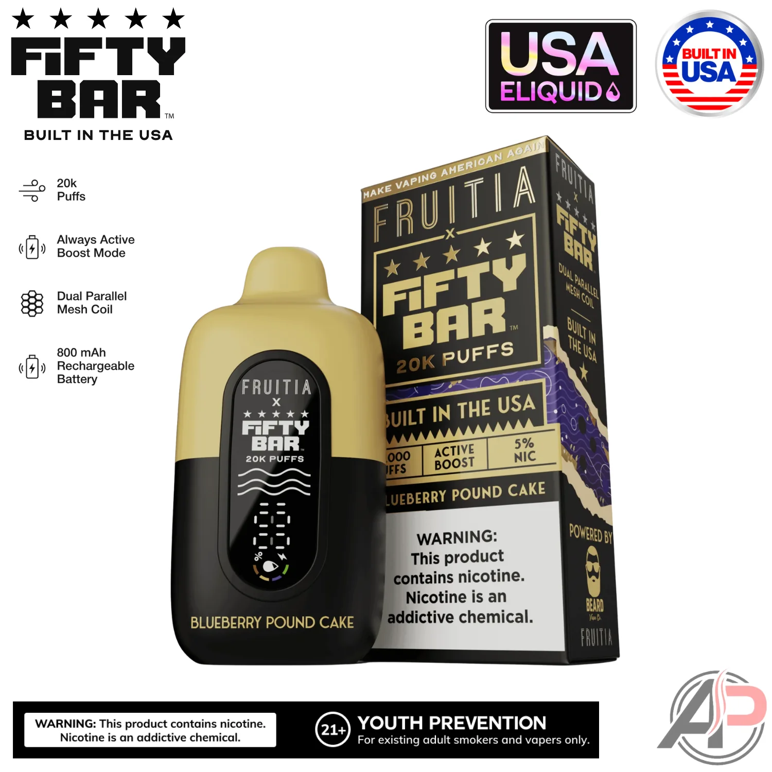 Fifty Bar V2 20000 Puffs Disposable Vape Device - Image 17