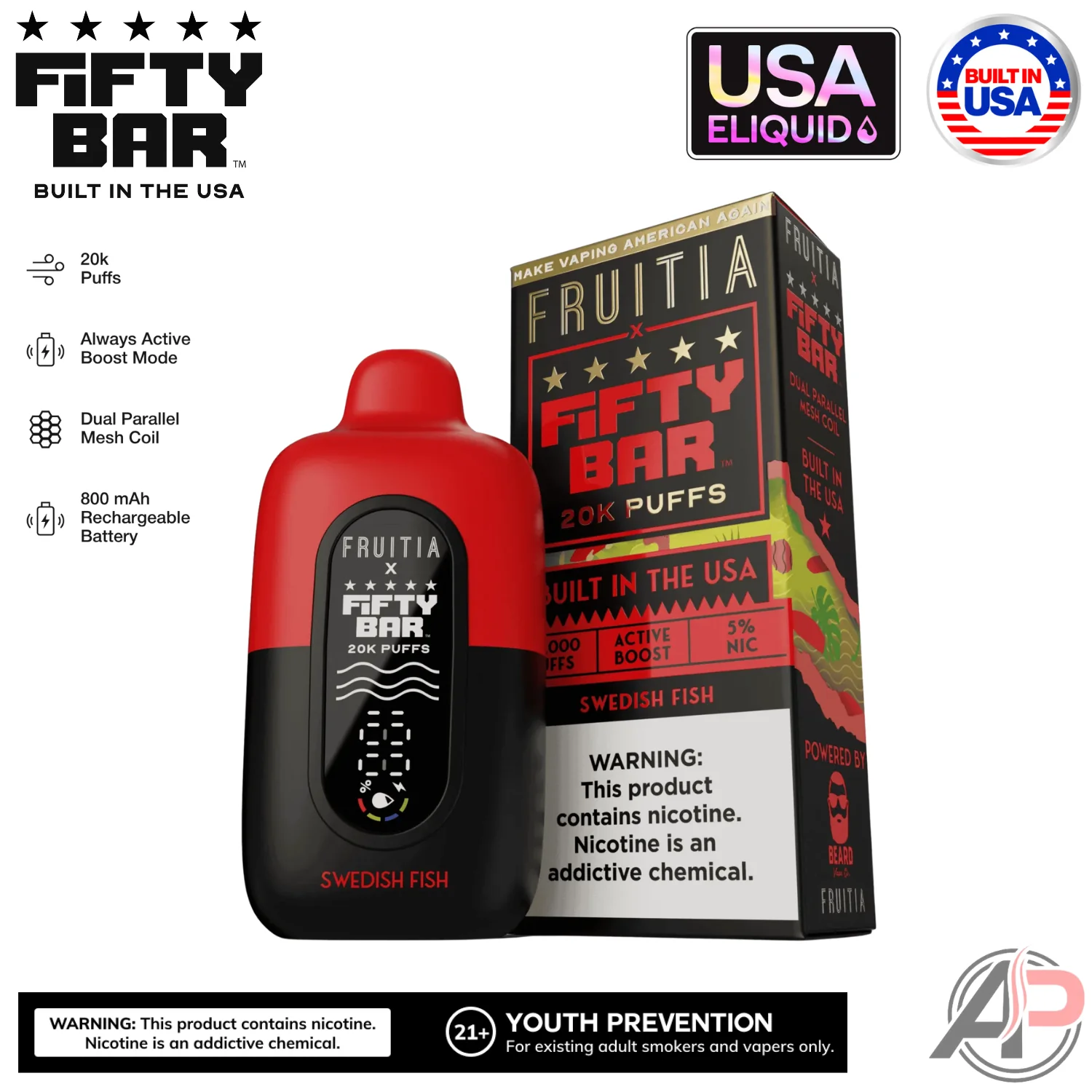 Fifty Bar V2 20000 Puffs Disposable Vape Device - Image 21