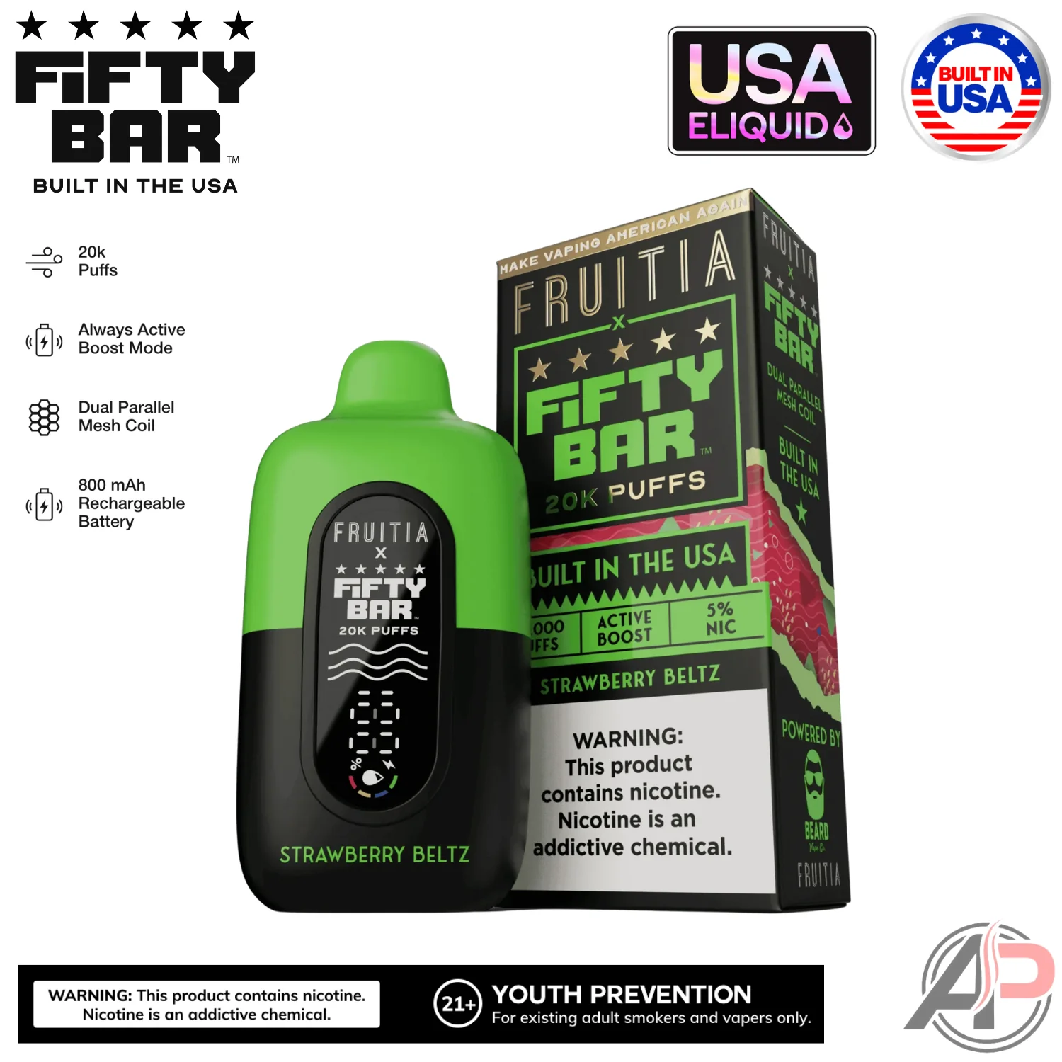 Fifty Bar V2 20000 Puffs Disposable Vape Device - Image 22