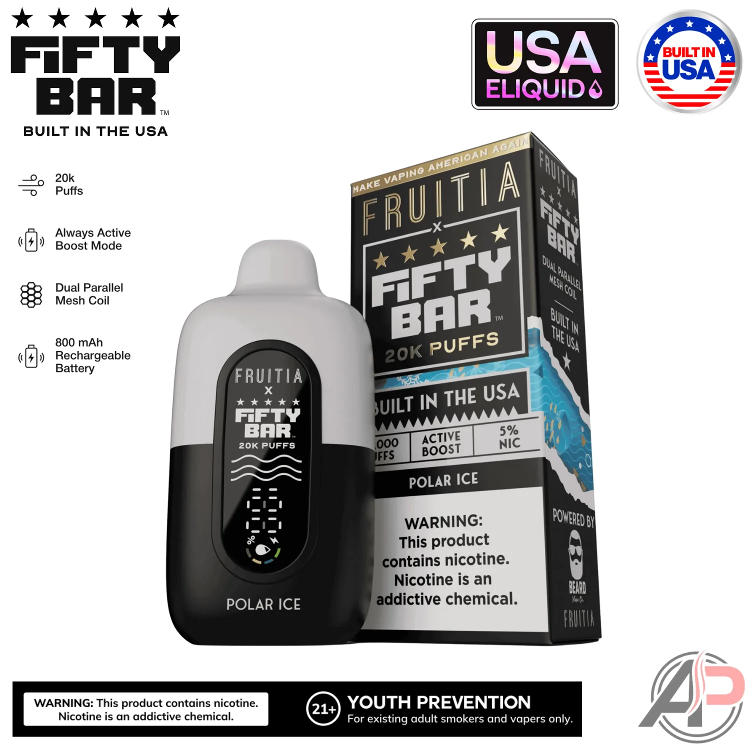 Fifty Bar V2 20000 Puffs Disposable Vape Device - Image 23