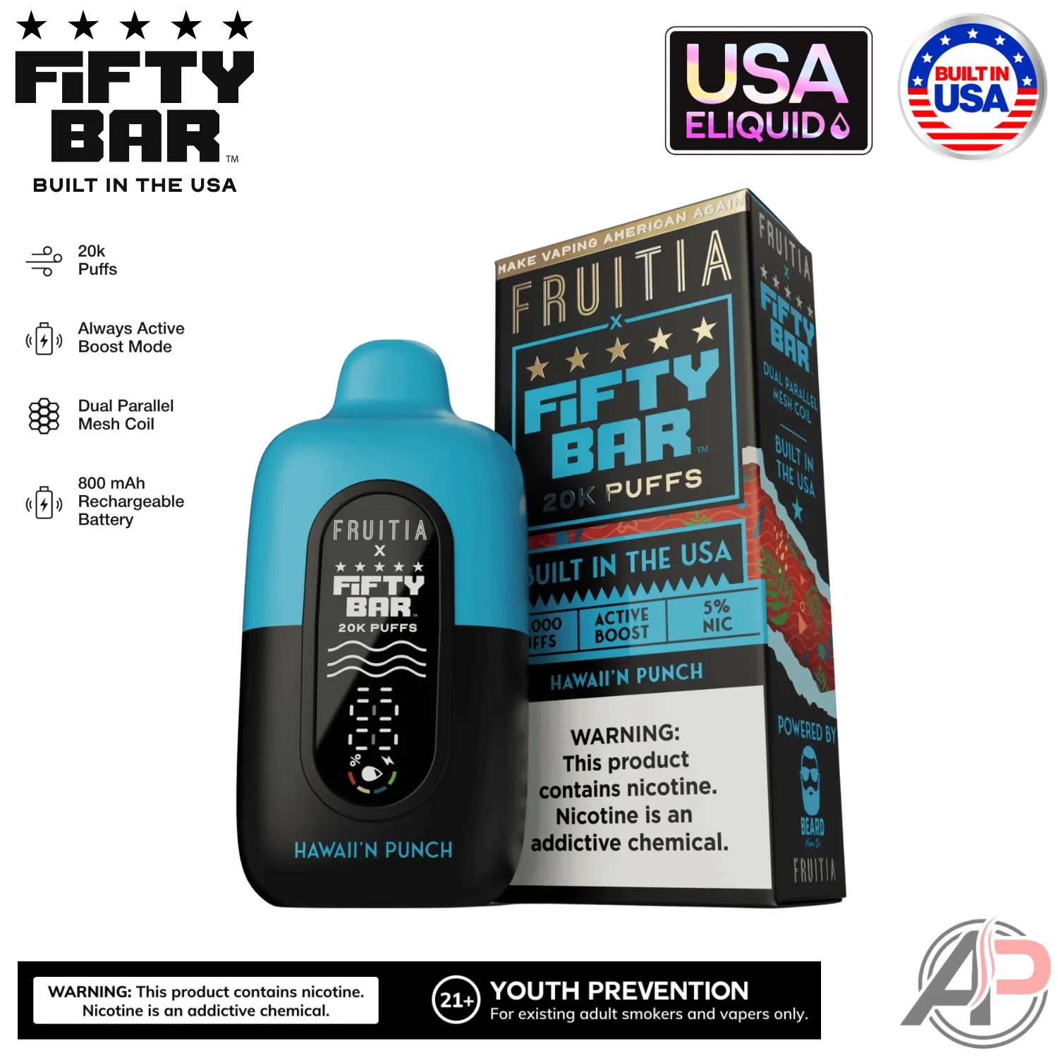 Fifty Bar V2 20000 Puffs Disposable Vape Device - Image 24