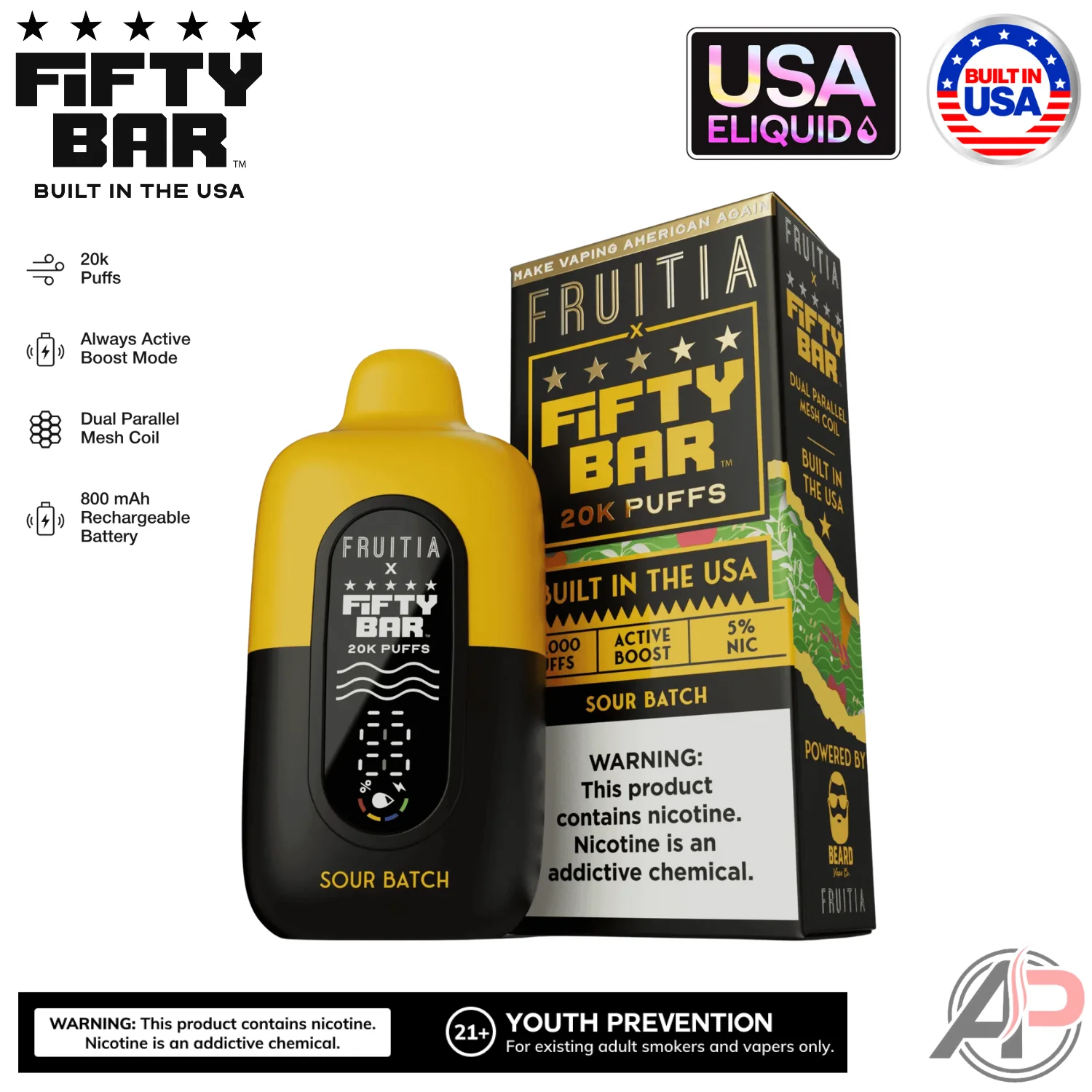 Fifty Bar V2 20000 Puffs Disposable Vape Device - Image 25