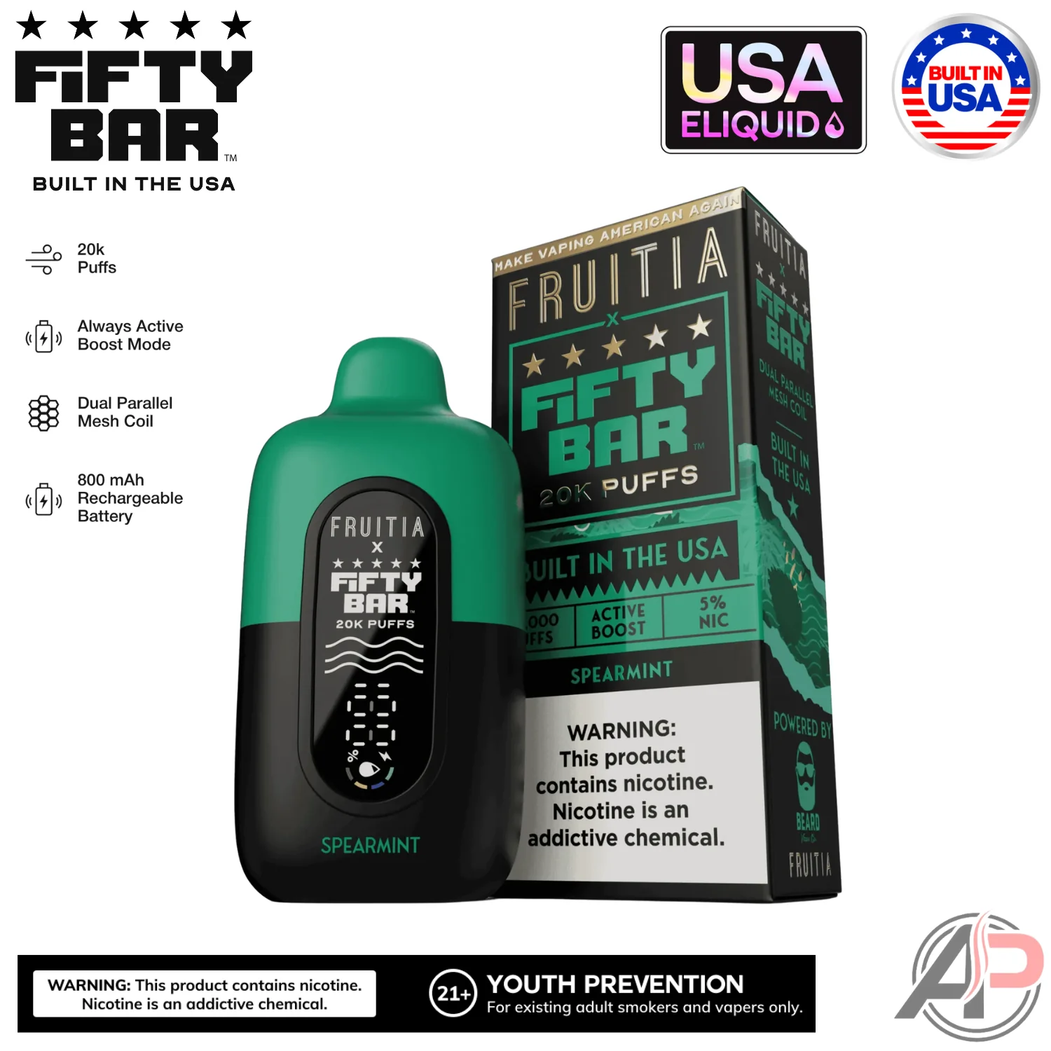 Fifty Bar V2 20000 Puffs Disposable Vape Device - Image 27