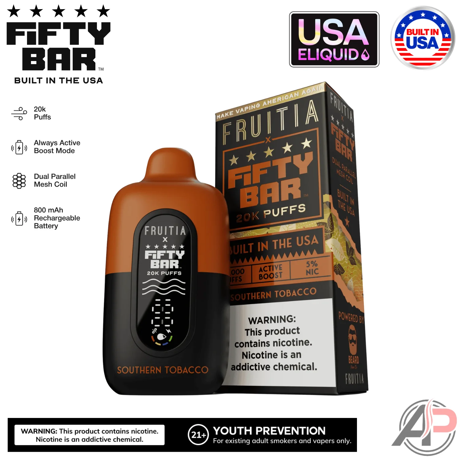 Fifty Bar V2 20000 Puffs Disposable Vape Device - Image 28