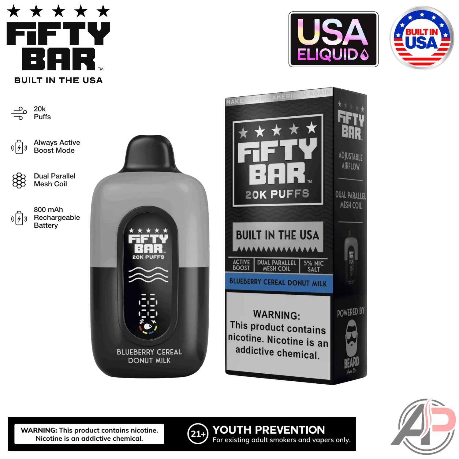 Fifty Bar V2 20000 Puffs Disposable Vape Device - Image 29