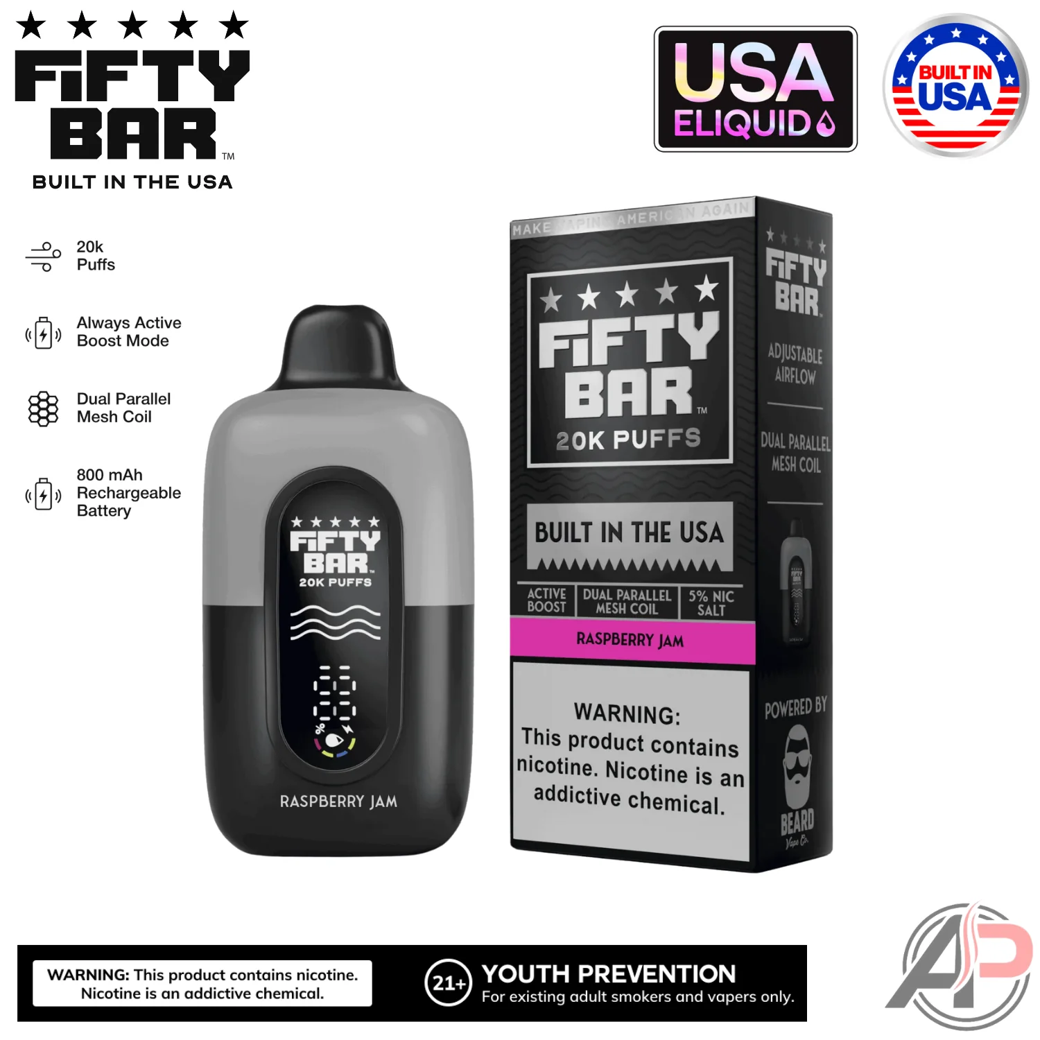Fifty Bar V2 20000 Puffs Disposable Vape Device - Image 34