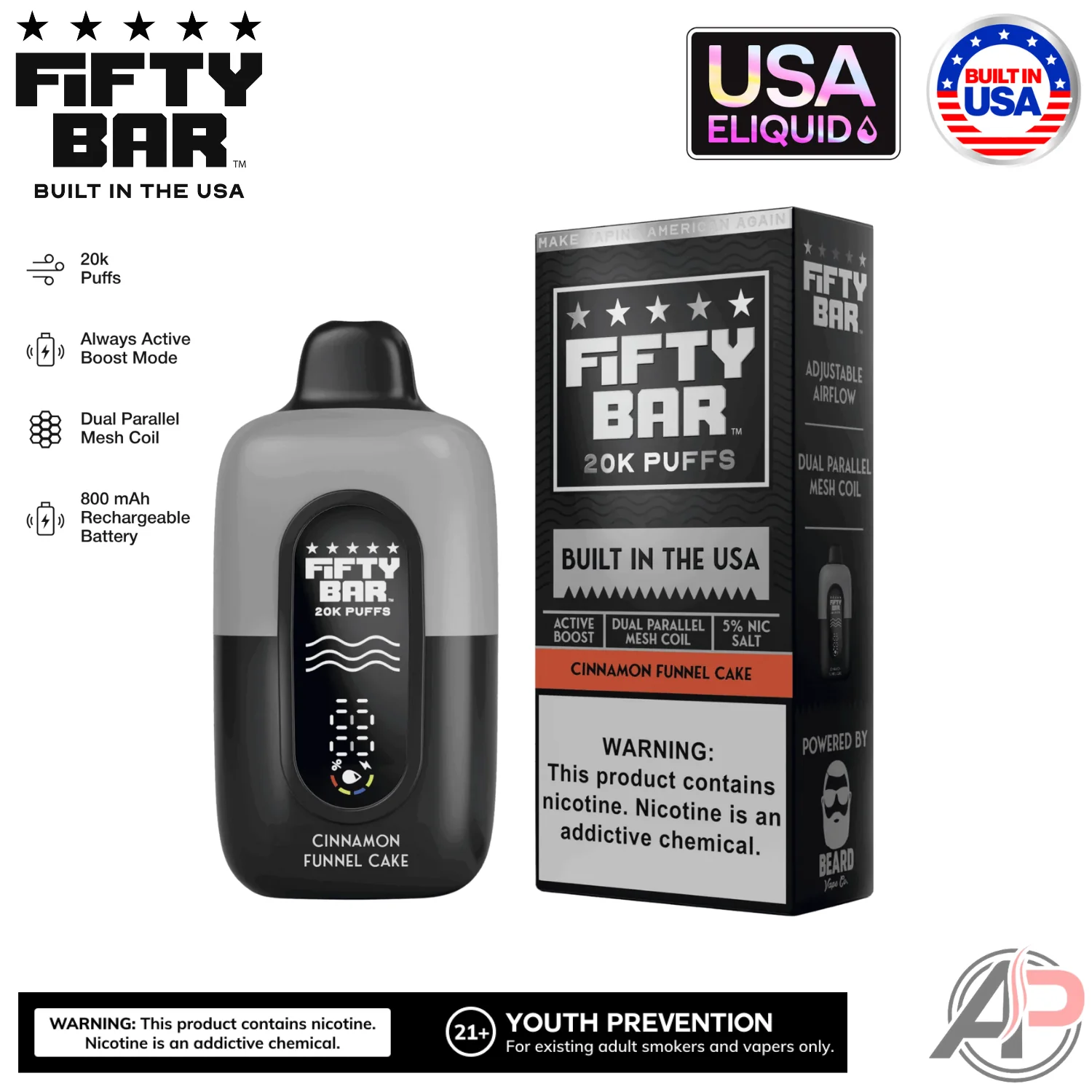 Fifty Bar V2 20000 Puffs Disposable Vape Device - Image 35