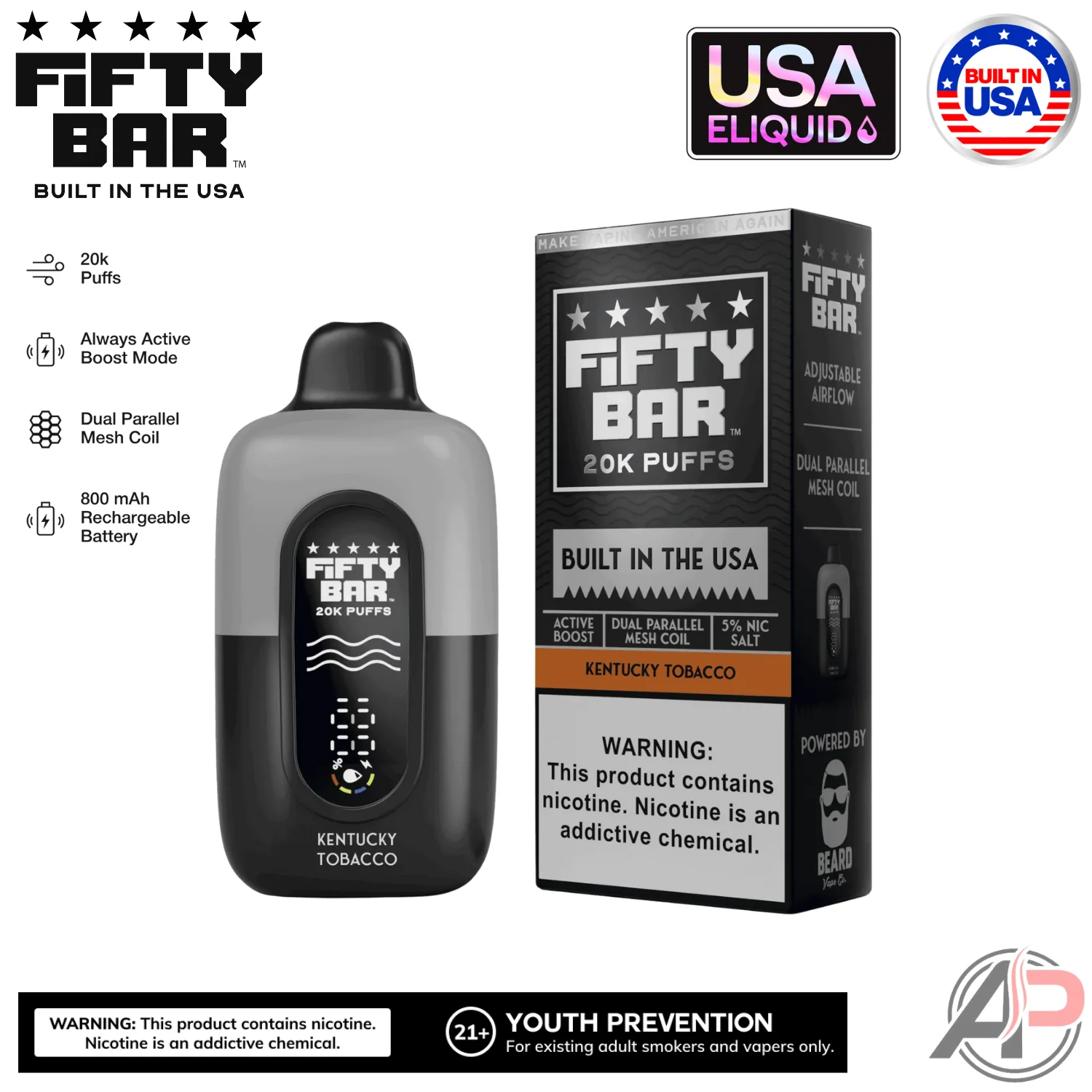 Fifty Bar V2 20000 Puffs Disposable Vape Device - Image 37