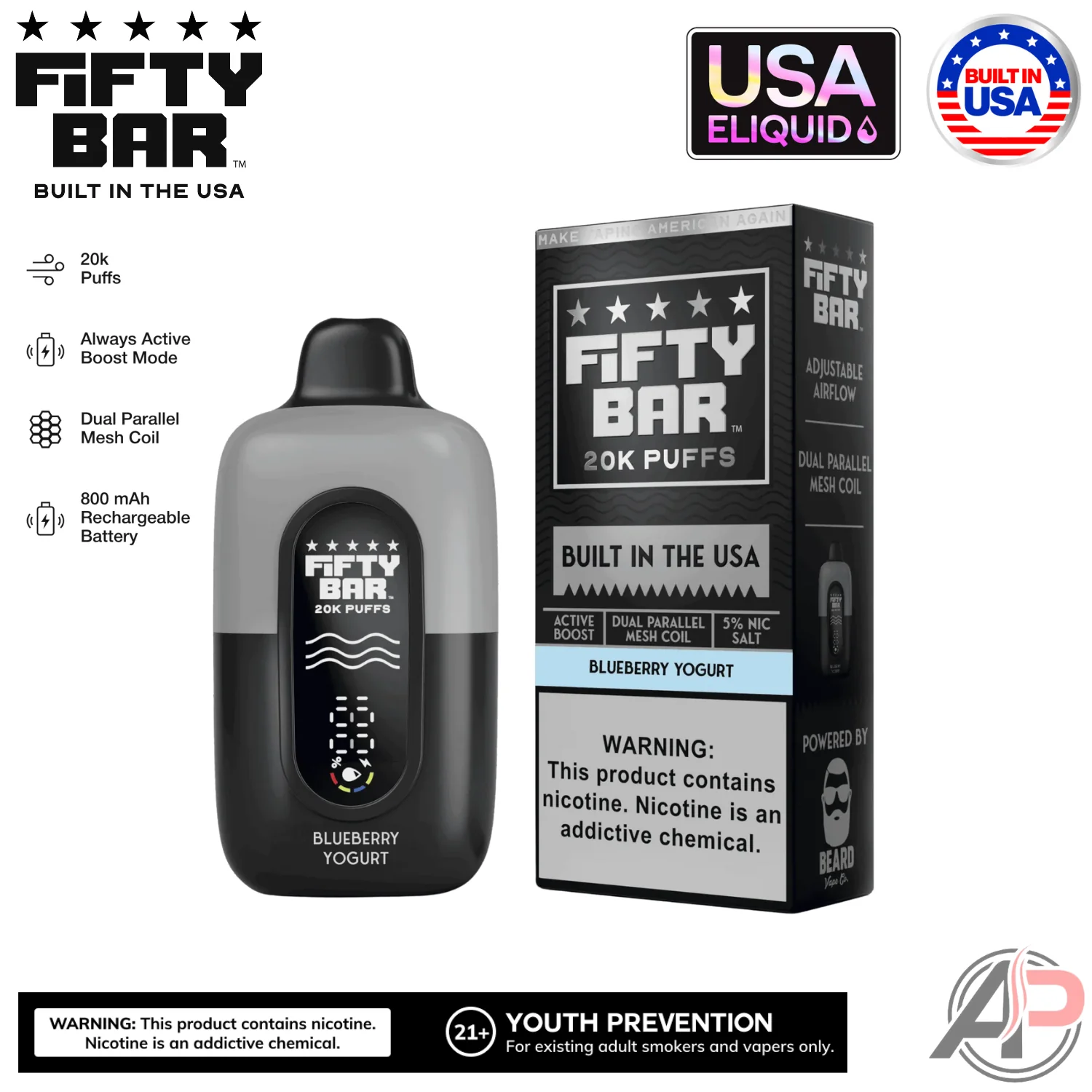 Fifty Bar V2 20000 Puffs Disposable Vape Device - Image 38