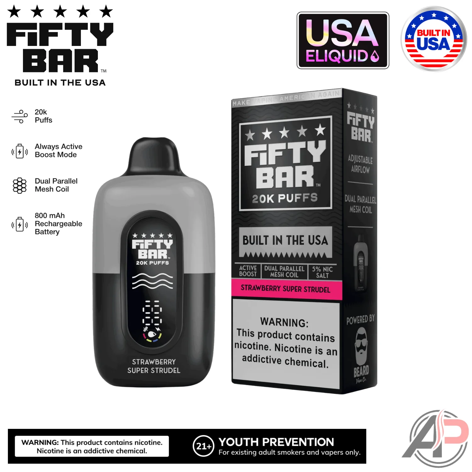 Fifty Bar V2 20000 Puffs Disposable Vape Device - Image 39