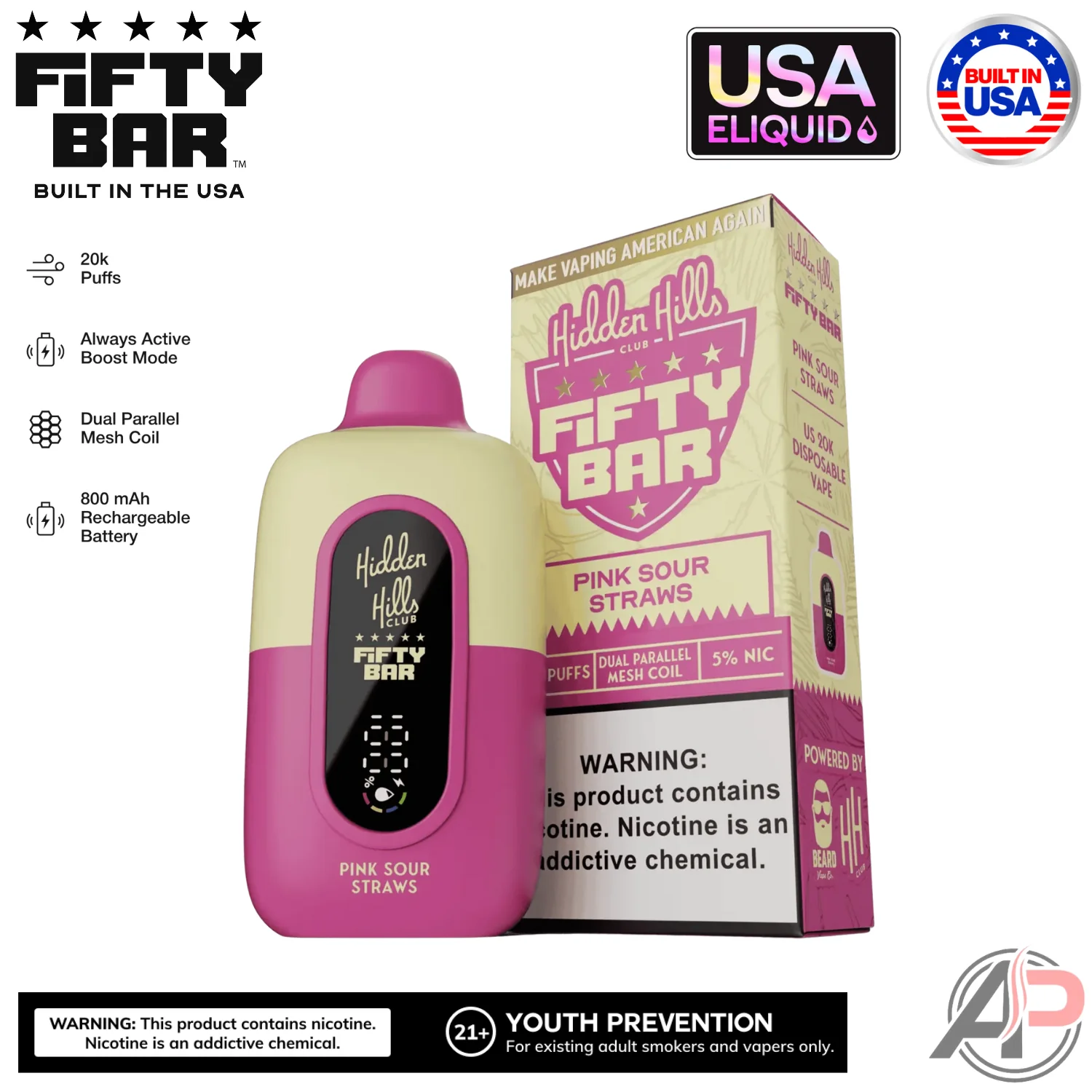 Fifty Bar V2 20000 Puffs Disposable Vape Device - Image 40