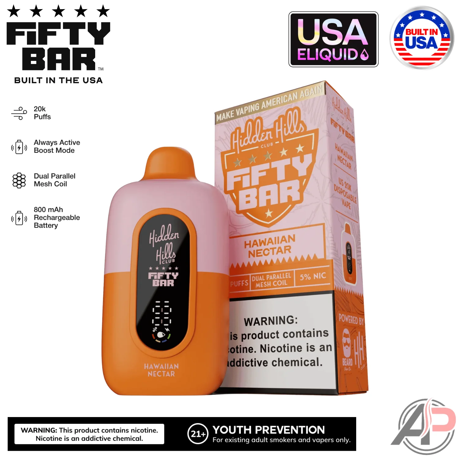 Fifty Bar V2 20000 Puffs Disposable Vape Device - Image 41