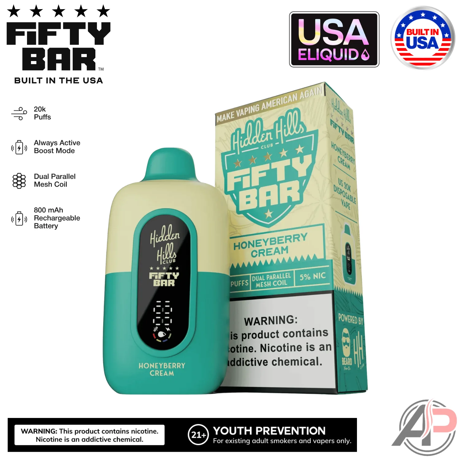 Fifty Bar V2 20000 Puffs Disposable Vape Device - Image 42