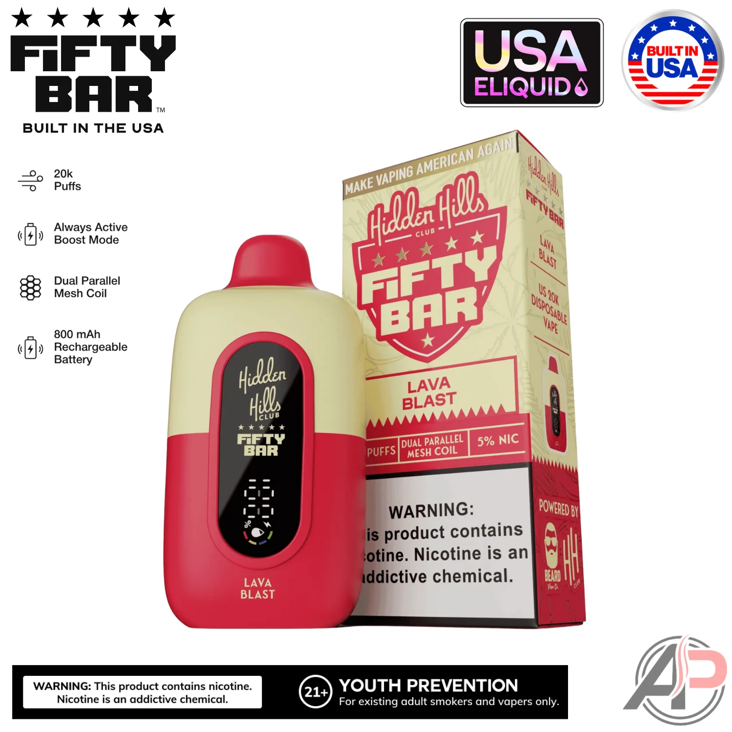 Fifty Bar V2 20000 Puffs Disposable Vape Device - Image 43