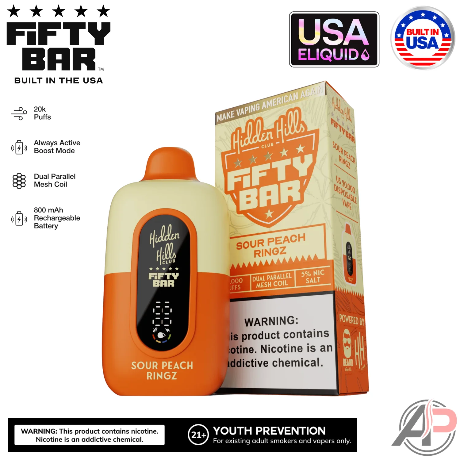 Fifty Bar V2 20000 Puffs Disposable Vape Device - Image 47